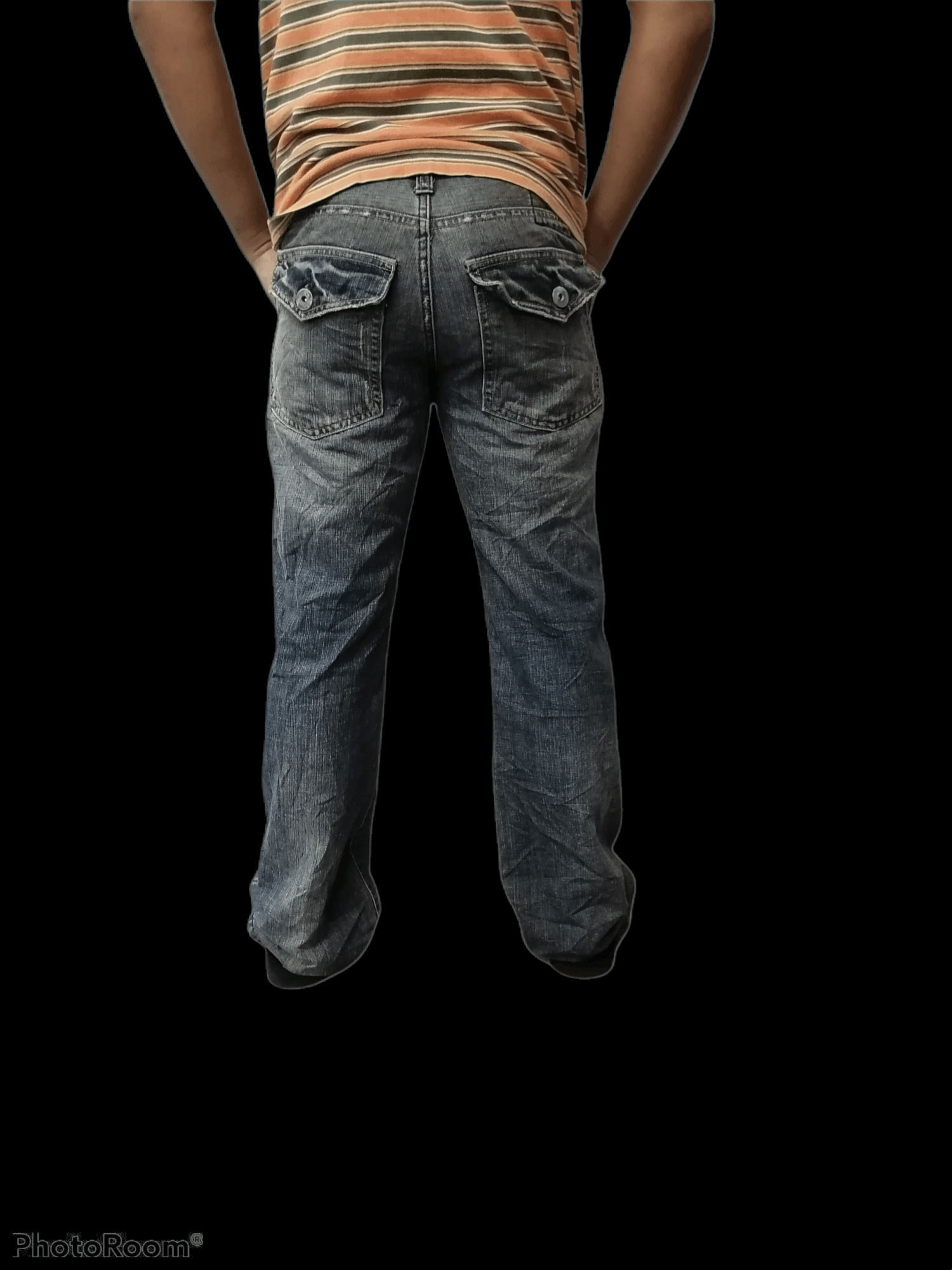 Japanese Brand Japan Brand Rush Hour Bootcut Distressed Denim Pants Size US 29 - 12 Thumbnail