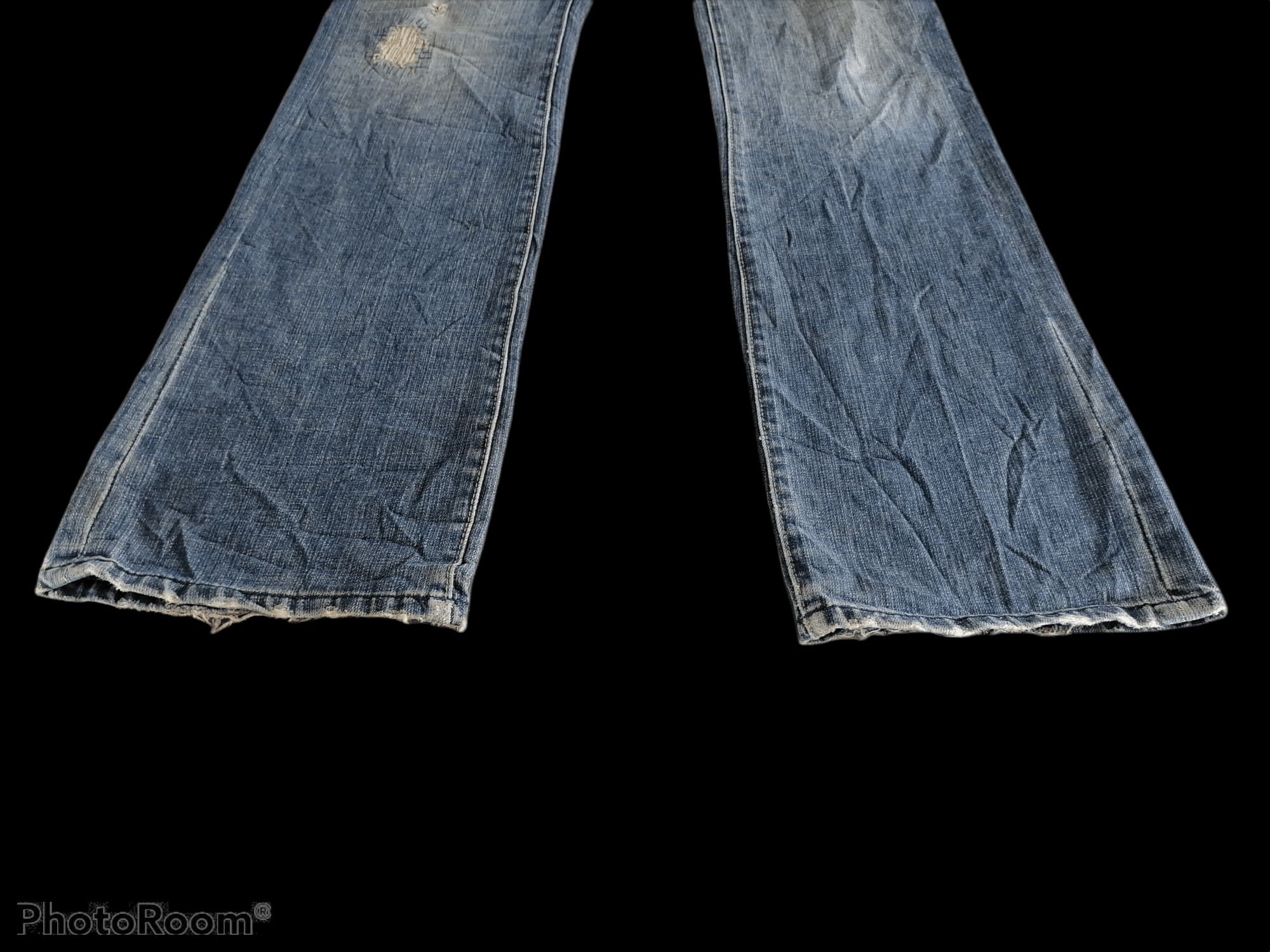Japanese Brand Japan Brand Rush Hour Bootcut Distressed Denim Pants Size US 29 - 5 Thumbnail