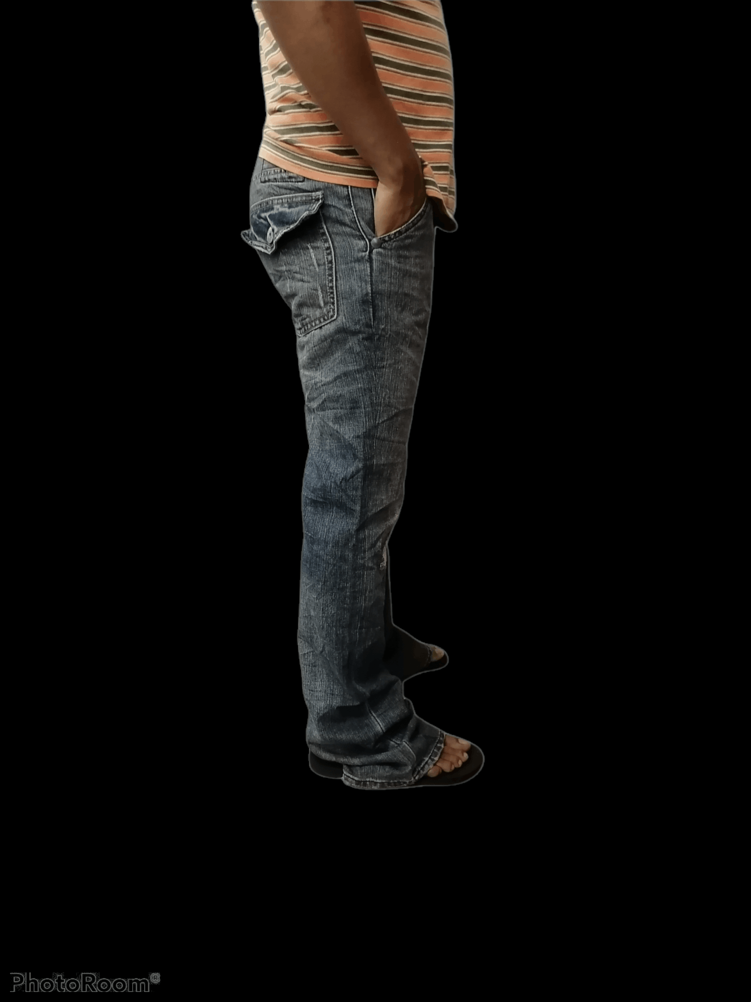 Japanese Brand Japan Brand Rush Hour Bootcut Distressed Denim Pants Size US 29 - 11 Thumbnail