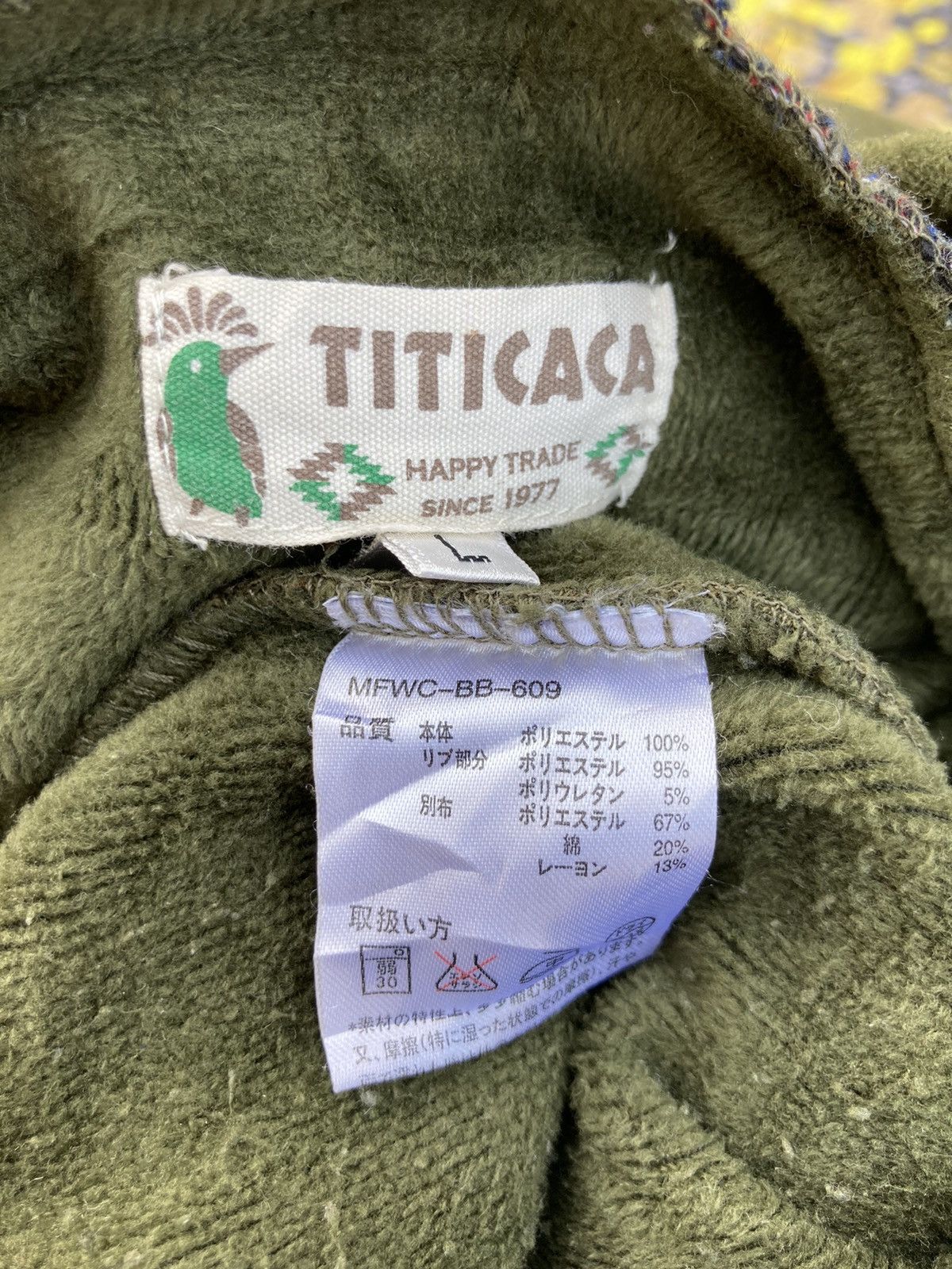 Japanese Brand TITICACA NATIVE HOODIE Size US L / EU 52-54 / 3 - 6 Thumbnail
