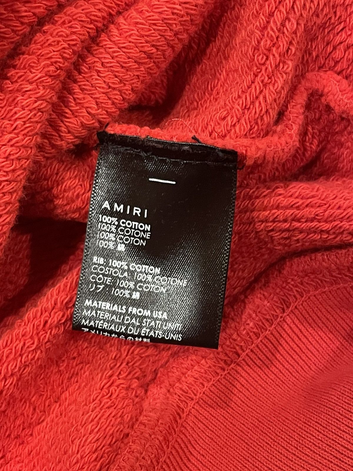 Amiri RARE Amiri Beverly Hills Shotgun Red Crewneck Sweatshirt Size US S / EU 44-46 / 1 - 12 Thumbnail