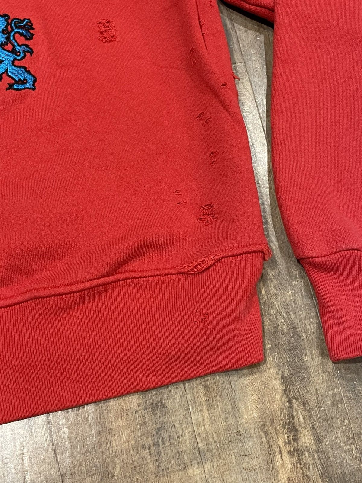 Amiri RARE Amiri Beverly Hills Shotgun Red Crewneck Sweatshirt Size US S / EU 44-46 / 1 - 6 Thumbnail