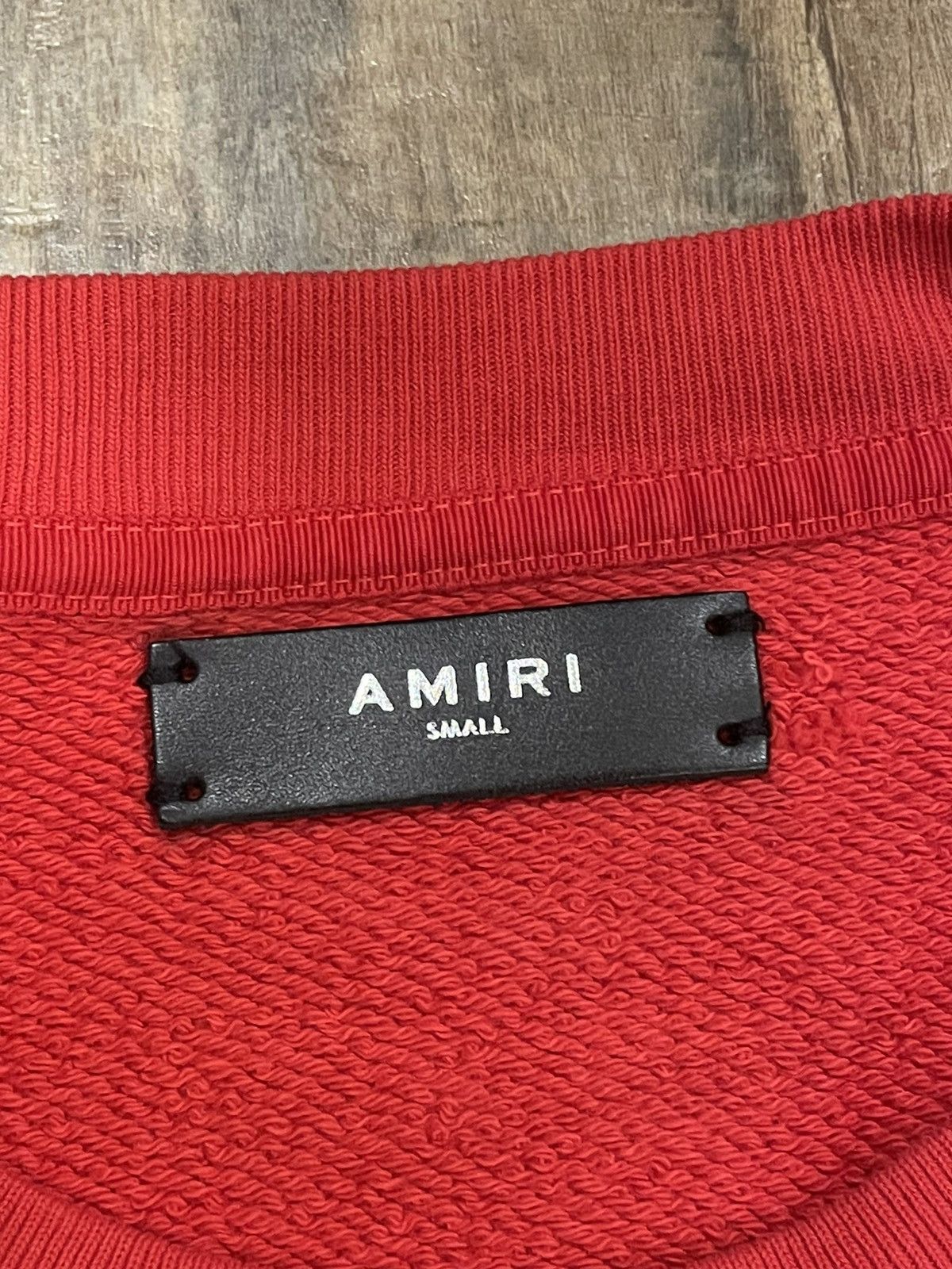 Amiri RARE Amiri Beverly Hills Shotgun Red Crewneck Sweatshirt Size US S / EU 44-46 / 1 - 11 Thumbnail