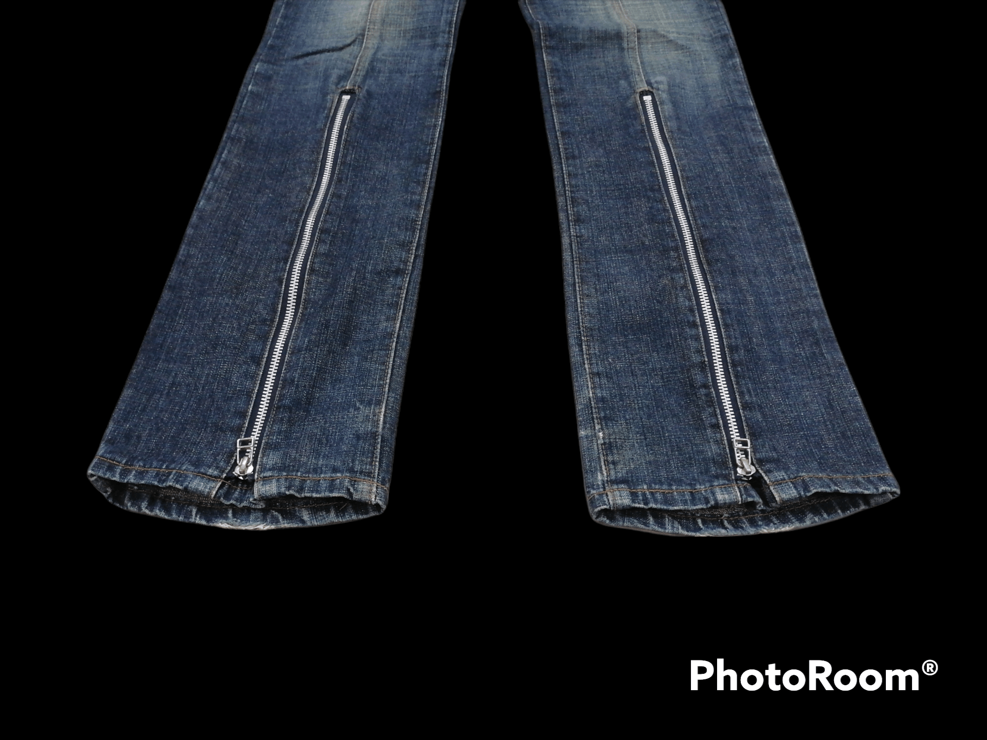 Morgan Homme Morgan Homme Ankle Zipper Bondage Denim Pants Size US 29 - 3 Thumbnail