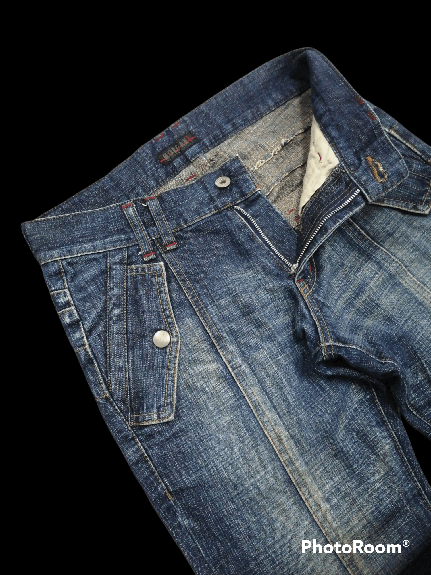 Morgan Homme Morgan Homme Ankle Zipper Bondage Denim Pants Size US 29 - 5 Thumbnail