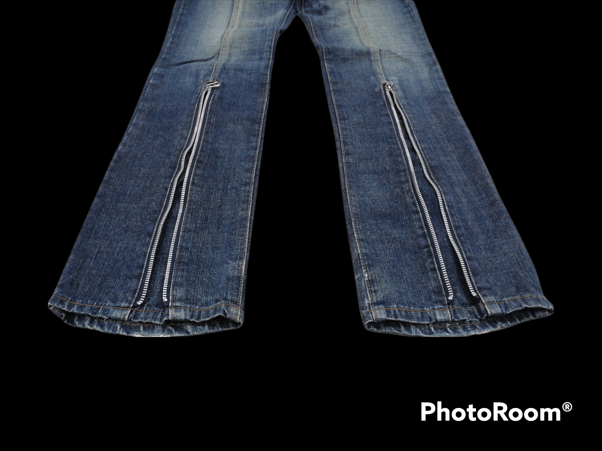 Morgan Homme Morgan Homme Ankle Zipper Bondage Denim Pants Size US 29 - 2 Thumbnail