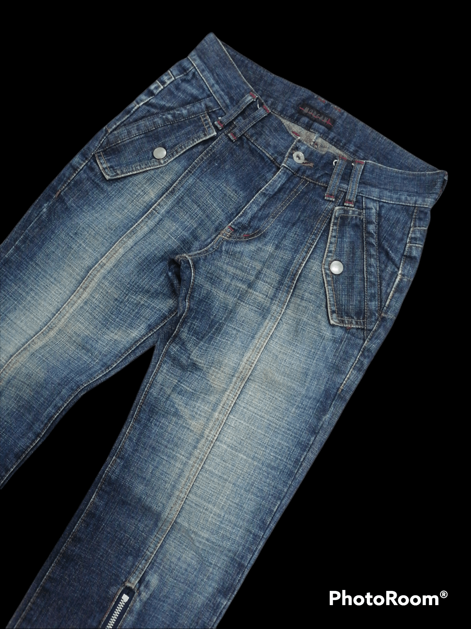Morgan Homme Morgan Homme Ankle Zipper Bondage Denim Pants Size US 29 - 4 Thumbnail