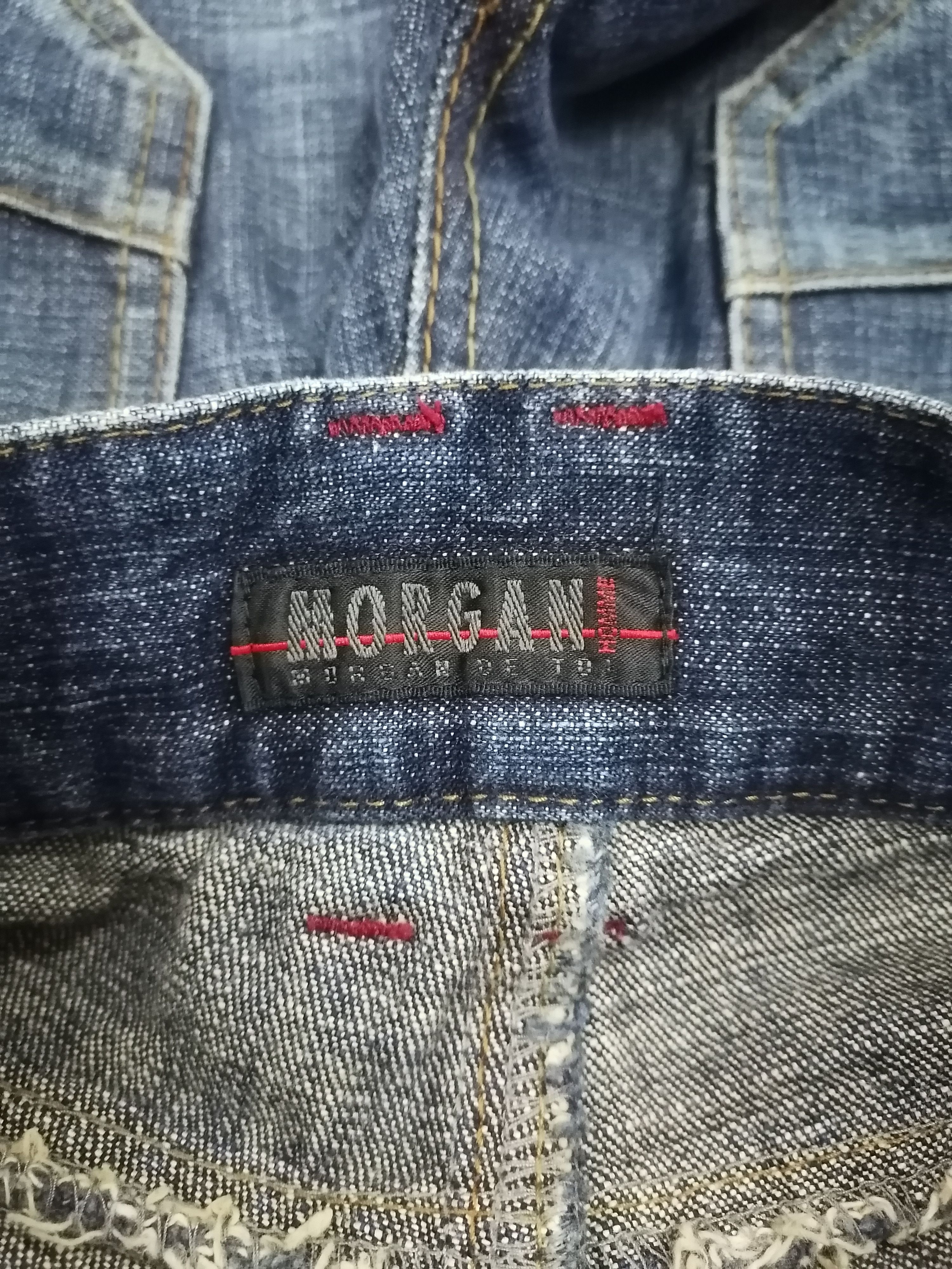 Morgan Homme Morgan Homme Ankle Zipper Bondage Denim Pants Size US 29 - 9 Thumbnail