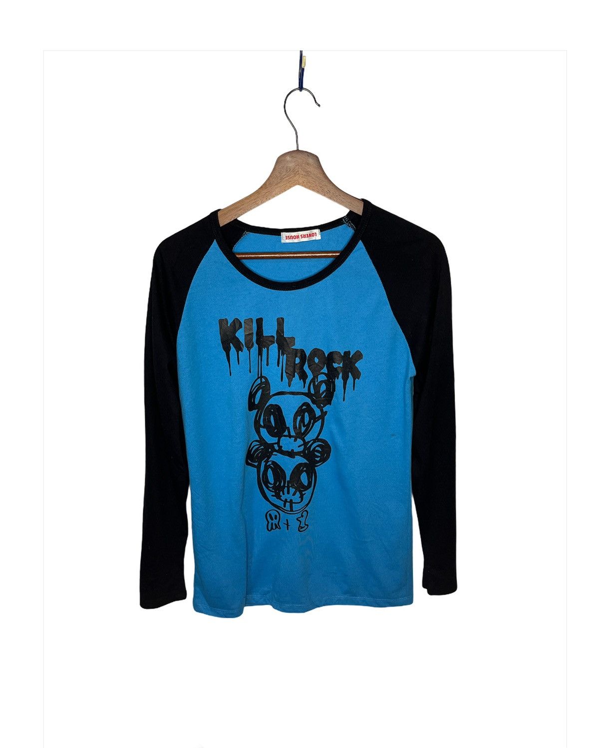 image of 20471120 x Beauty Beast Lovers House Kill Rock Long Sleeve in Blue Black, Men's (Size Medium)