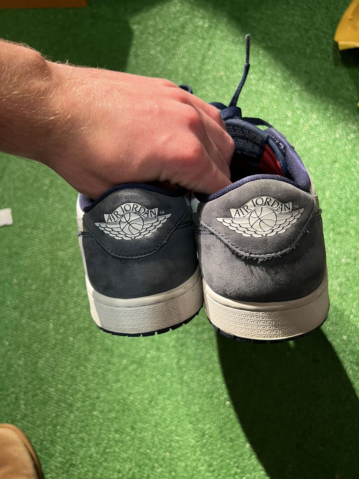 Jordan Brand Nike jordan 1 low midnight navy Size US 11.5 / EU 44-45 - 4 Thumbnail