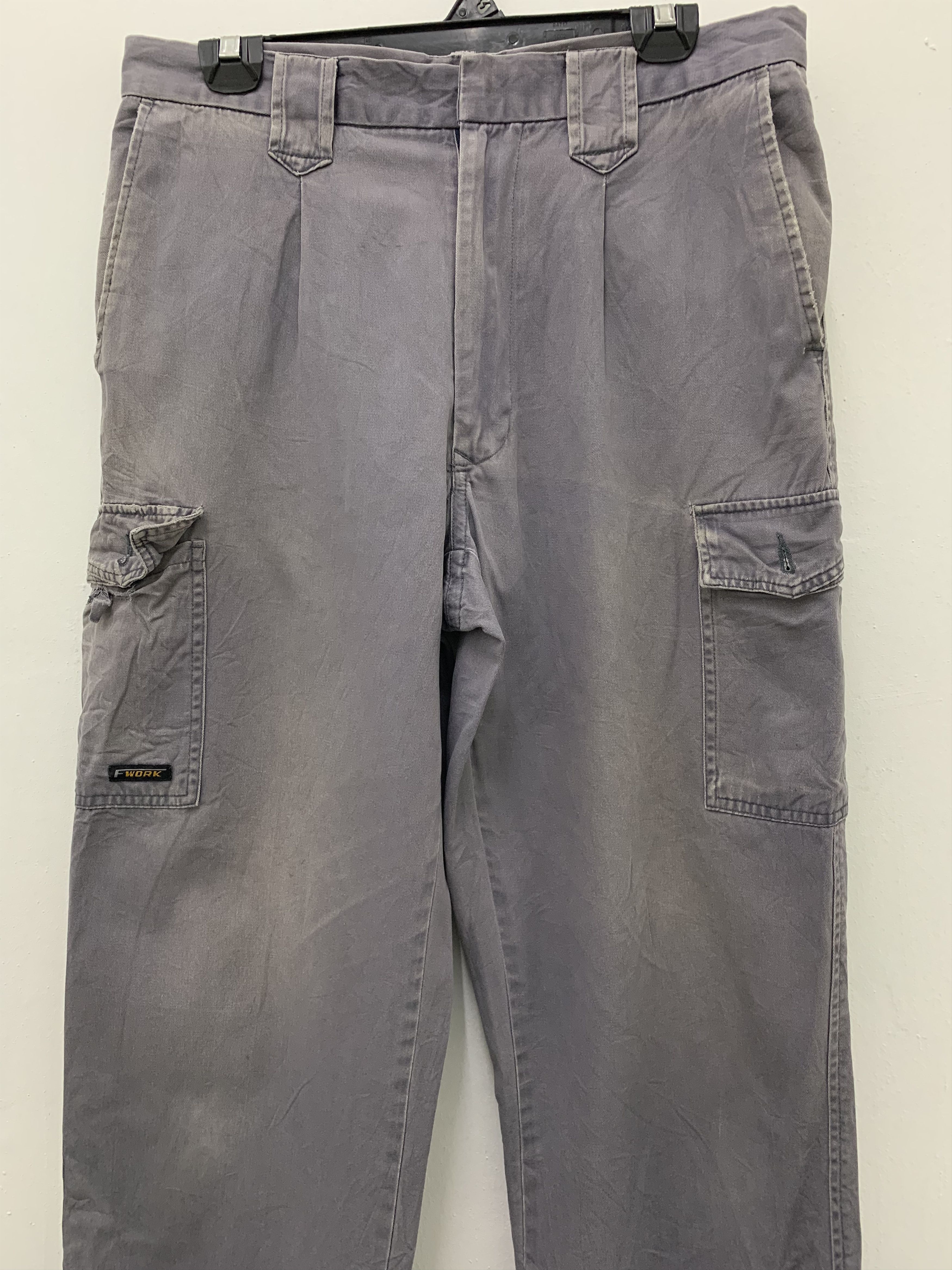 Japanese Brand Cargo Pants Workers Multipocket Tactical Pants Streetwear Size US 31 - 2 Thumbnail