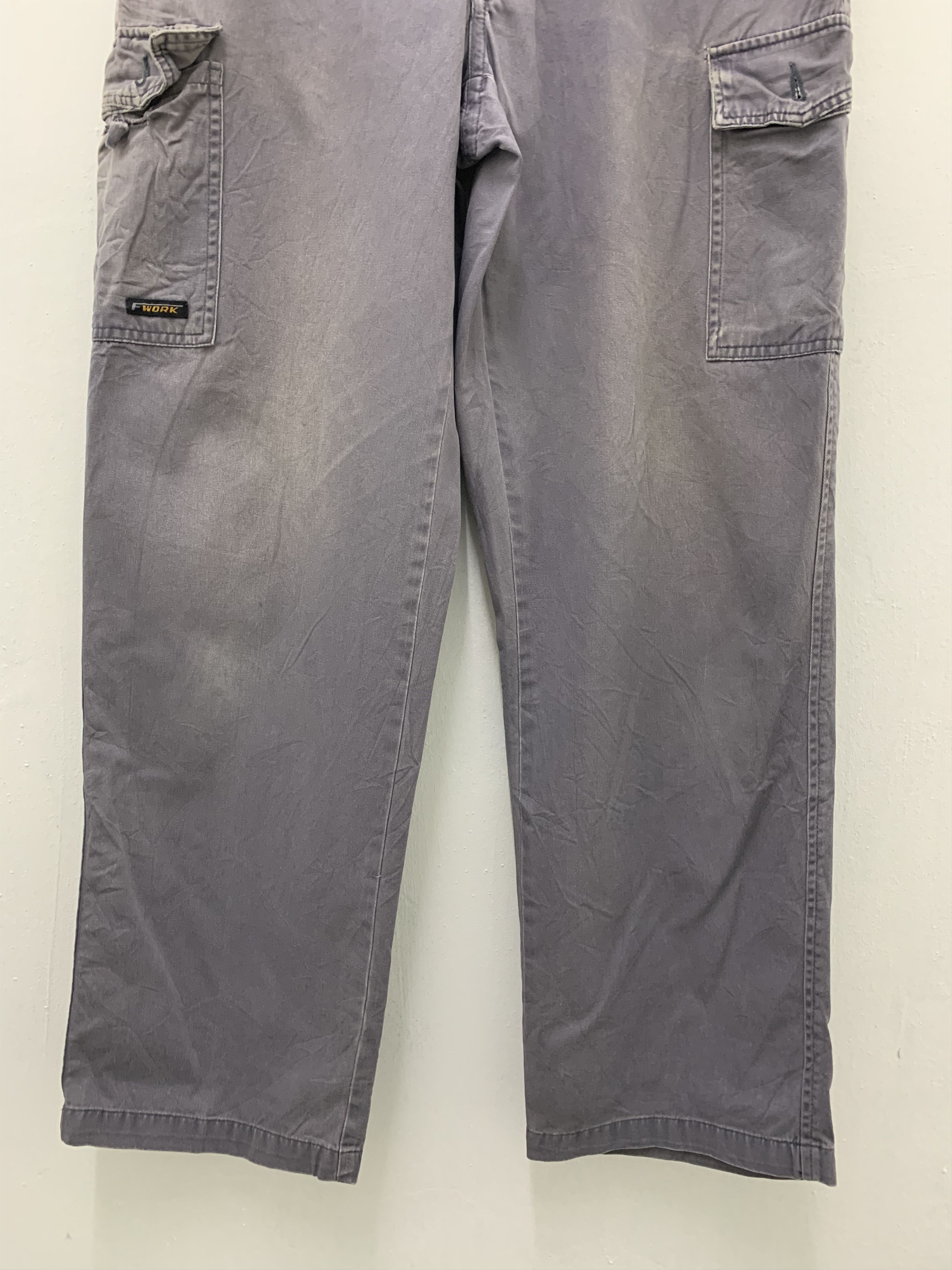Japanese Brand Cargo Pants Workers Multipocket Tactical Pants Streetwear Size US 31 - 3 Thumbnail
