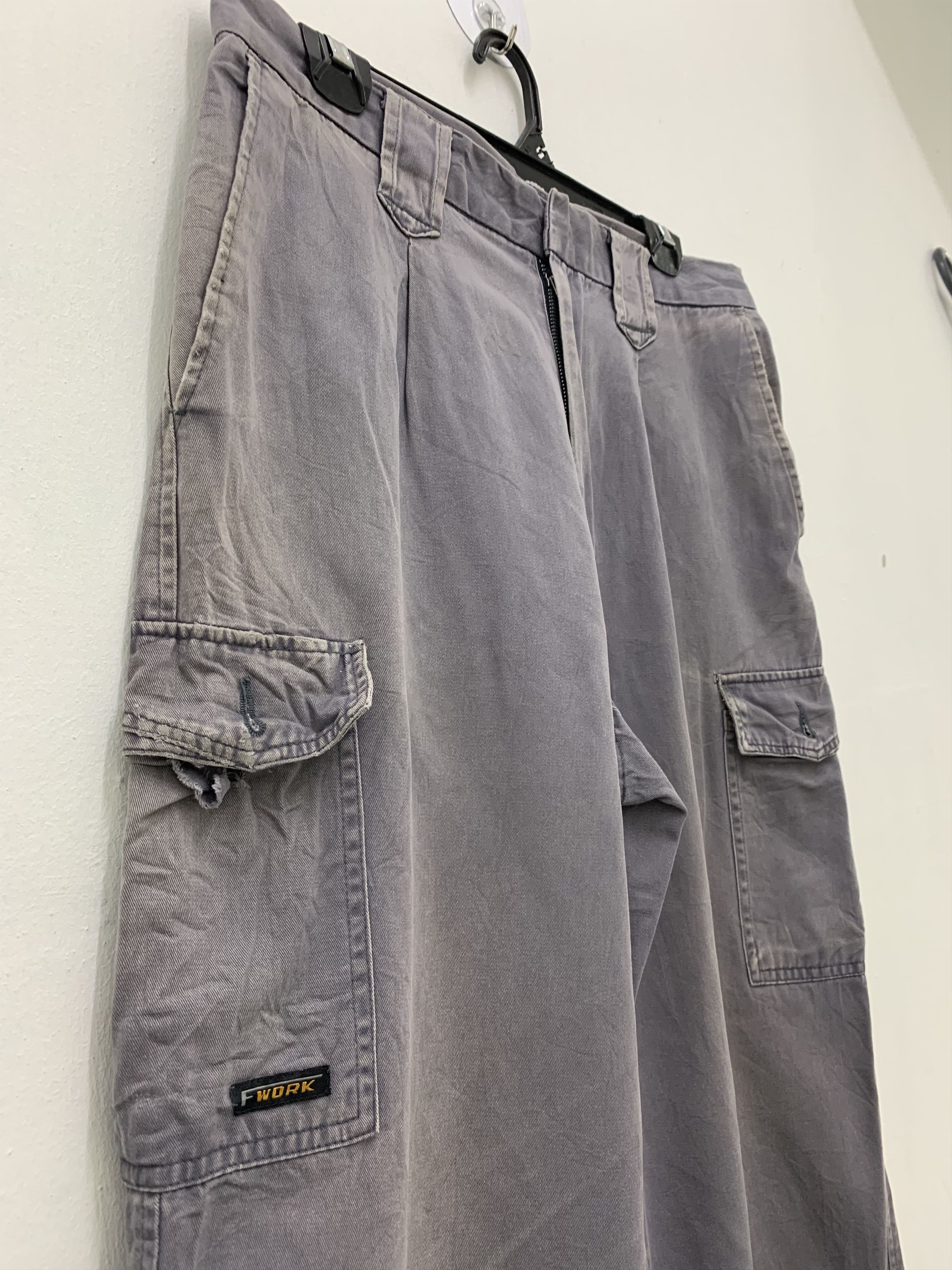 Japanese Brand Cargo Pants Workers Multipocket Tactical Pants Streetwear Size US 31 - 5 Thumbnail