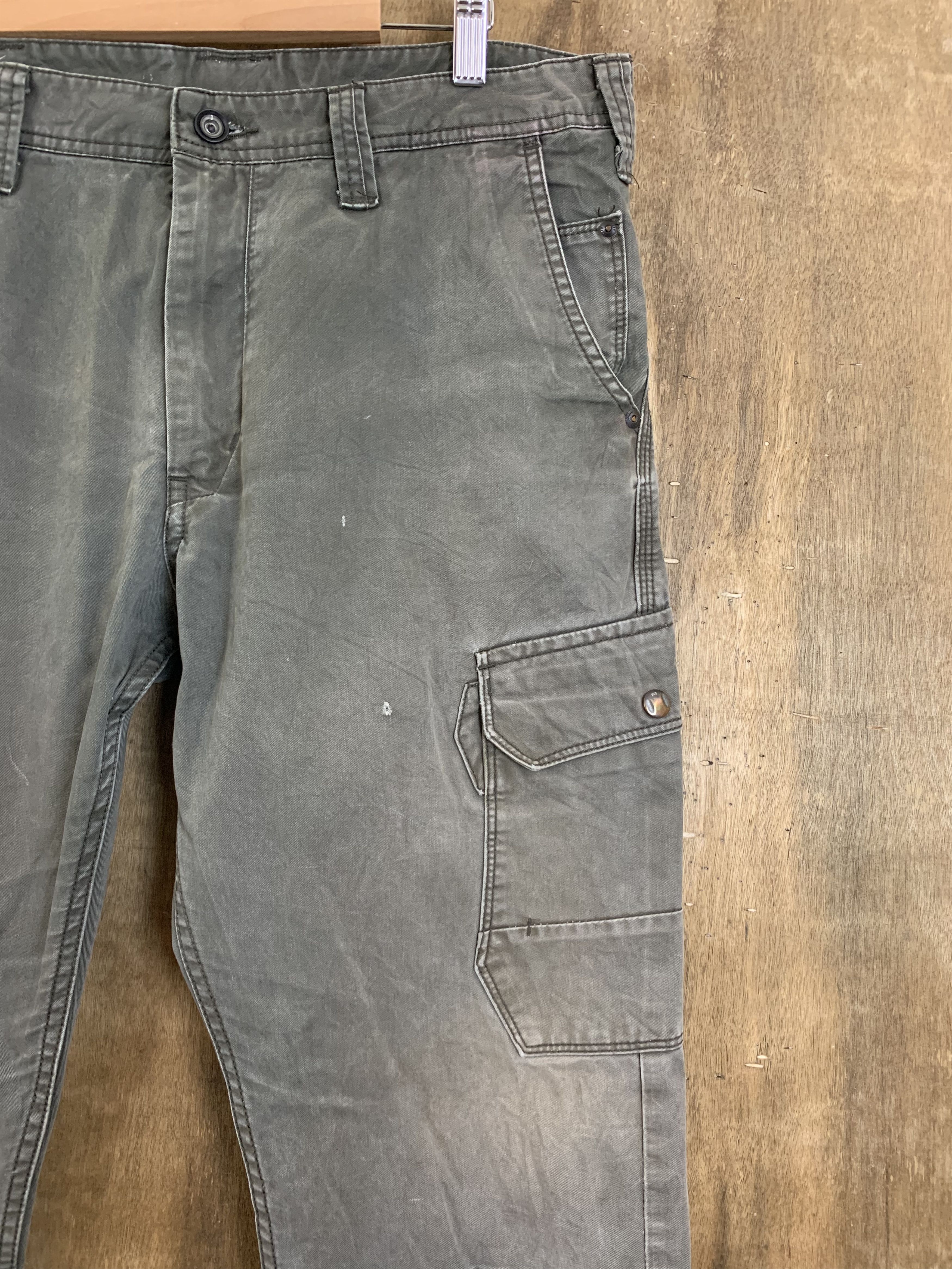 Japanese Brand Cargo Pants Multipocket Distressed Style Streetwear Size US 31 - 6 Thumbnail