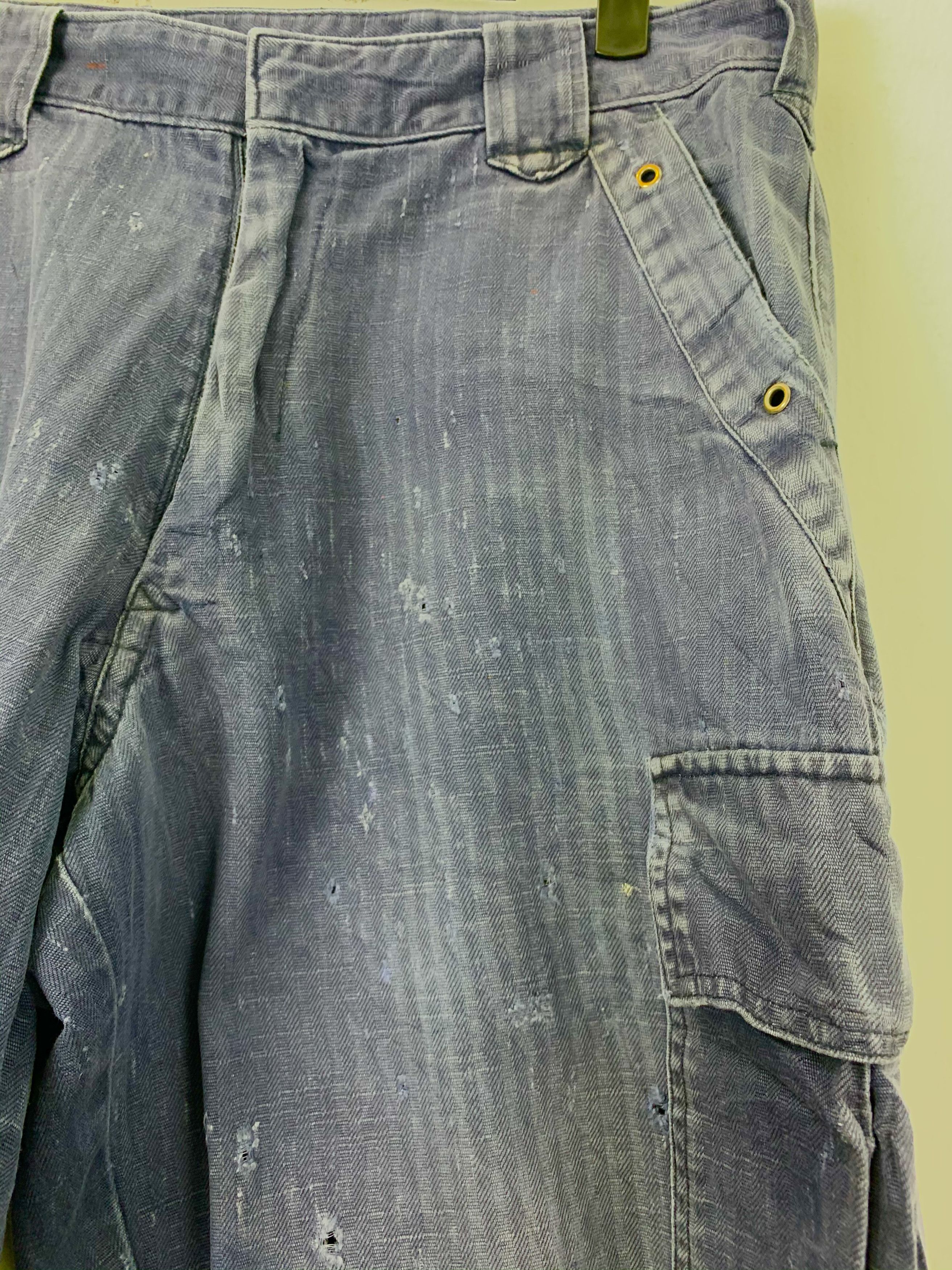 Japanese Brand Japan stripe TORA tactical cargo multipocket utility pants Size US 32 / EU 48 - 3 Thumbnail