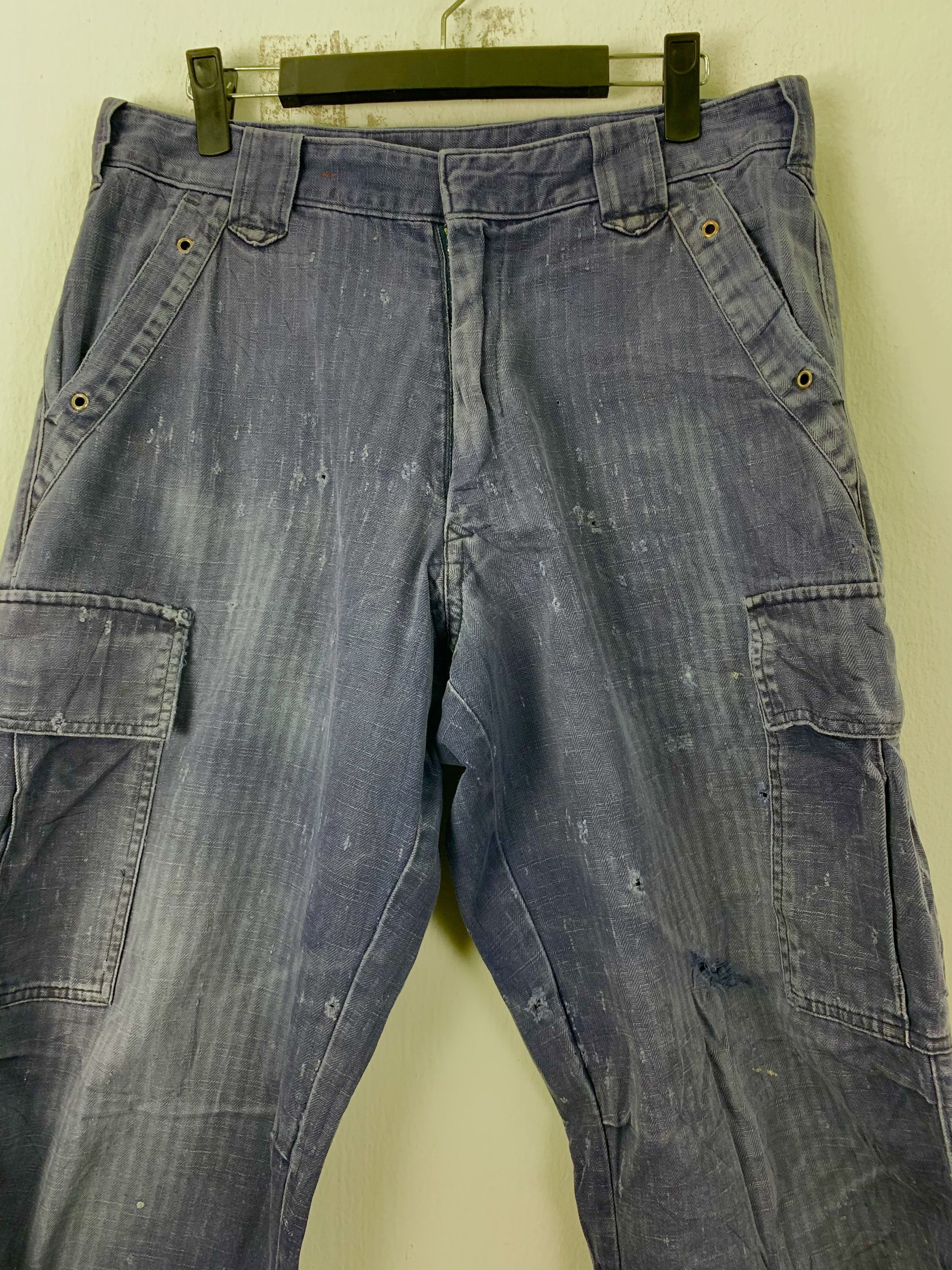 Japanese Brand Japan stripe TORA tactical cargo multipocket utility pants Size US 32 / EU 48 - 5 Thumbnail