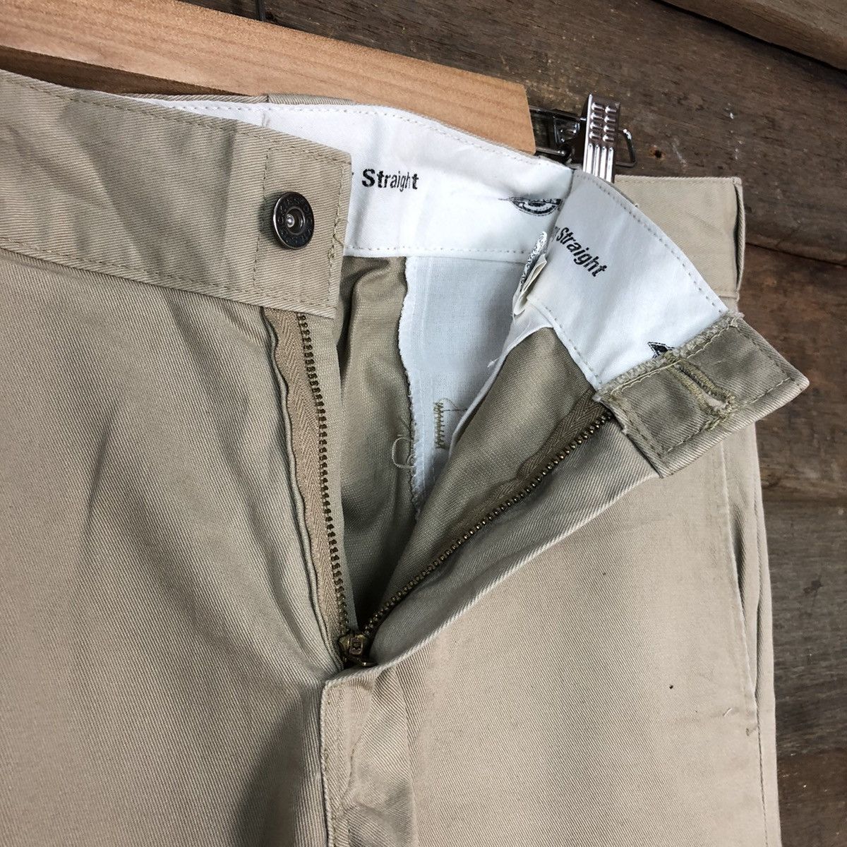 Dickies Dickies Double knee Brown Skinny Straigh Pants #878 Size US 31 - 11 Thumbnail