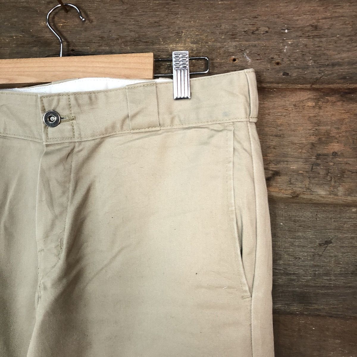 Dickies Dickies Double knee Brown Skinny Straigh Pants #878 Size US 31 - 6 Thumbnail