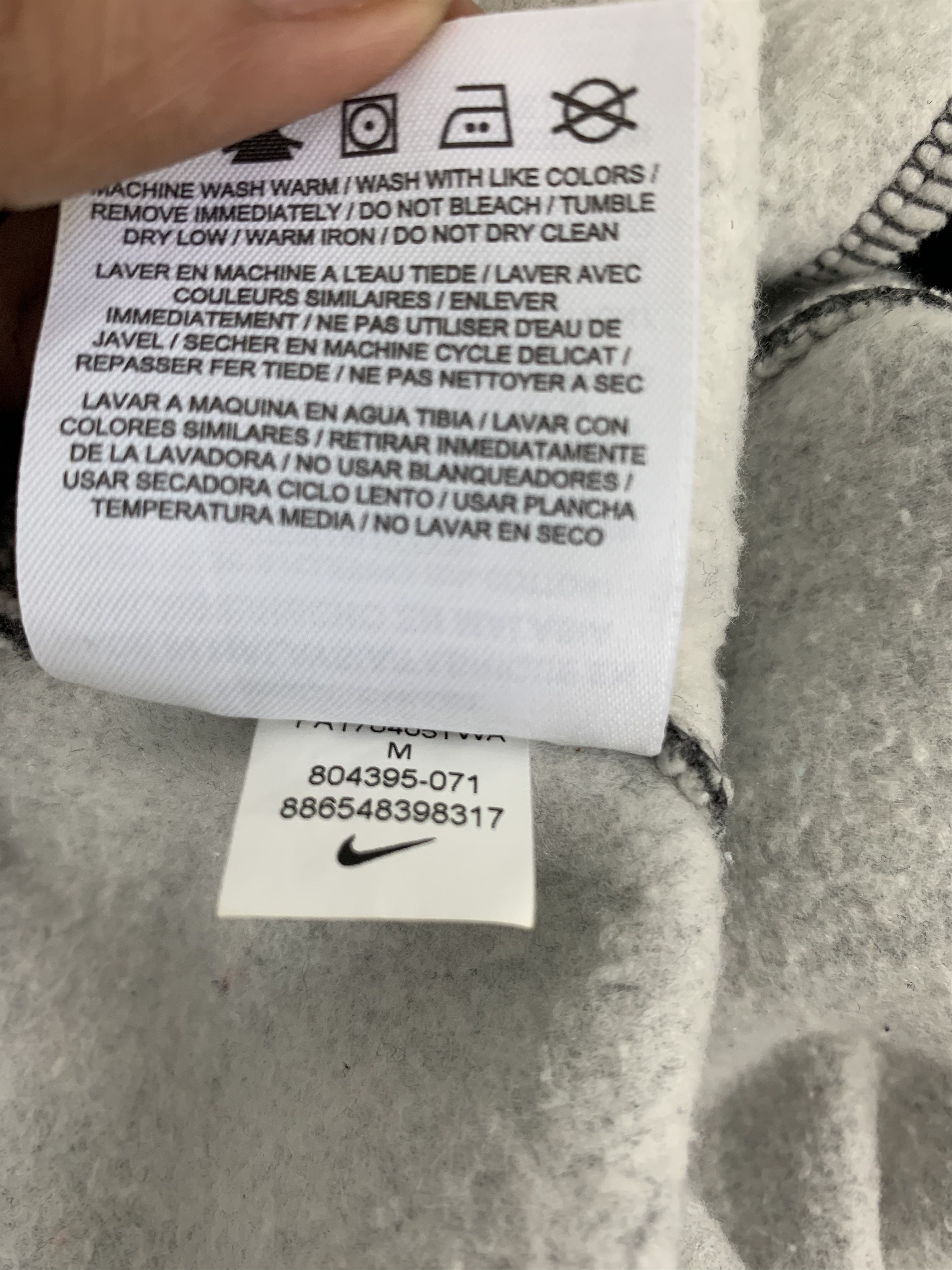 Nike Sweatpants Nike Streetwear Vintage Grey Size US 31 - 12 Thumbnail