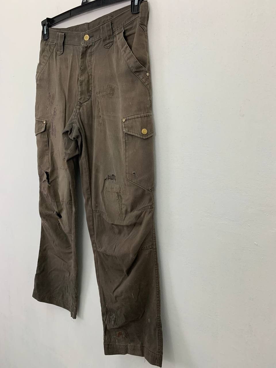 Japanese Brand Cargo Pants Distressed Design #195 Size US 31 - 11 Thumbnail