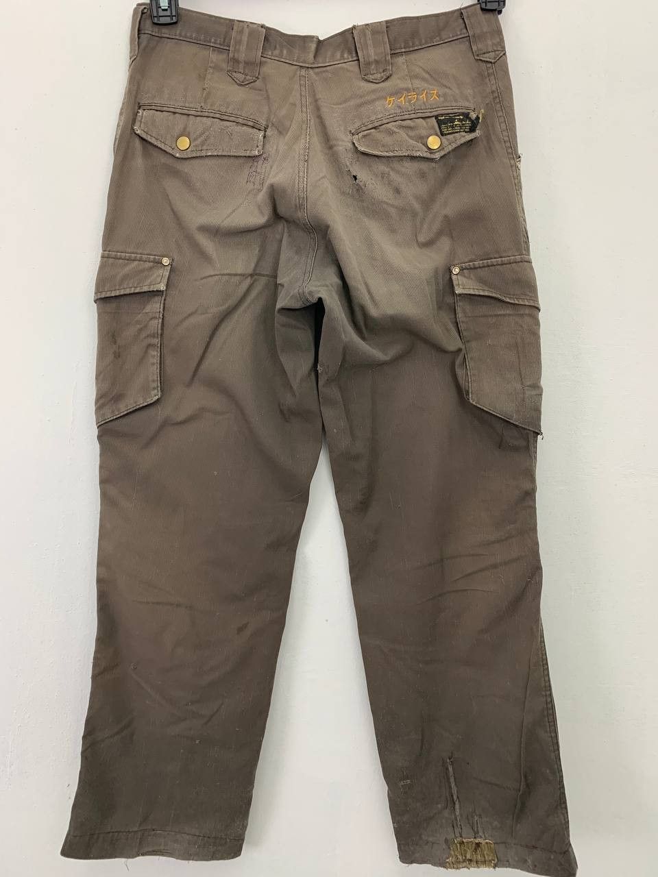 Japanese Brand Cargo Pants Distressed Design #195 Size US 31 - 12 Thumbnail