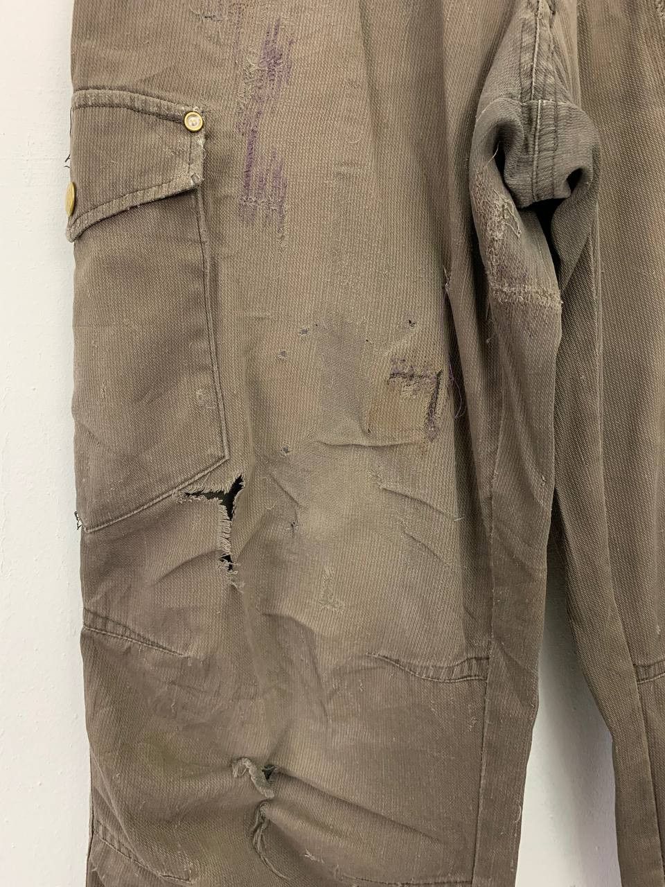 Japanese Brand Cargo Pants Distressed Design #195 Size US 31 - 6 Thumbnail