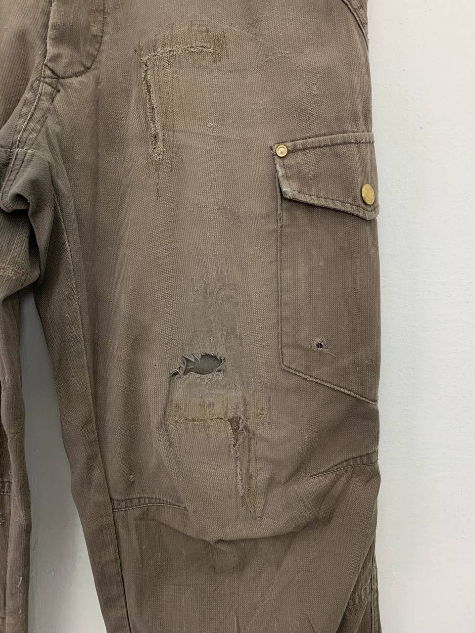 Japanese Brand Cargo Pants Distressed Design #195 Size US 31 - 7 Thumbnail