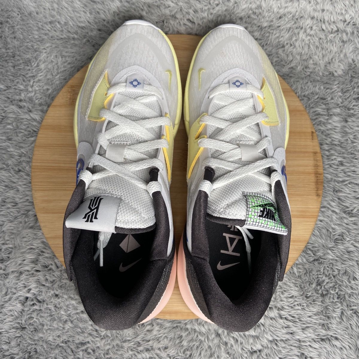 Nike Nike Kyrie Low 5 Butterfly Effect White Citron Men Size 8.5 Size US 8.5 / EU 41-42 - 7 Thumbnail