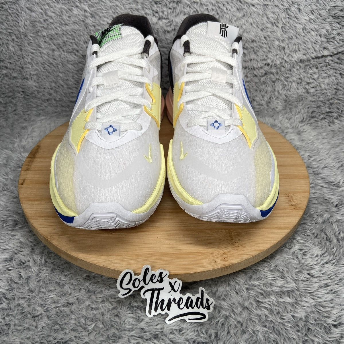 Nike Nike Kyrie Low 5 Butterfly Effect White Citron Men Size 8.5 Size US 8.5 / EU 41-42 - 4 Thumbnail