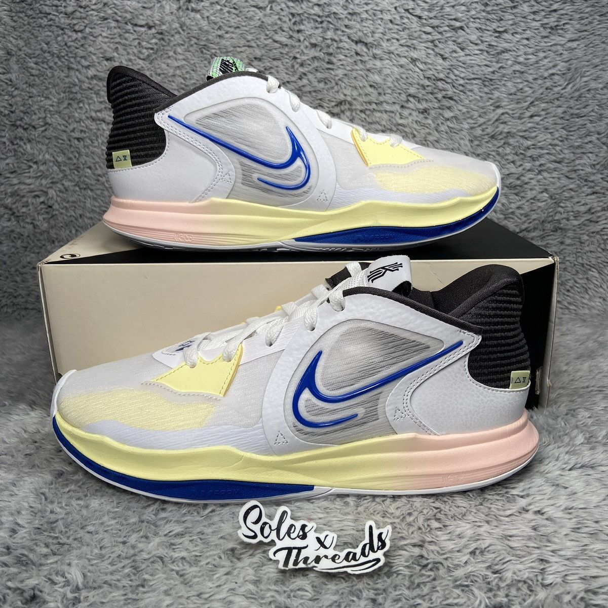 Nike Nike Kyrie Low 5 Butterfly Effect White Citron Men Size 8.5 Size US 8.5 / EU 41-42 - 1 Thumbnail