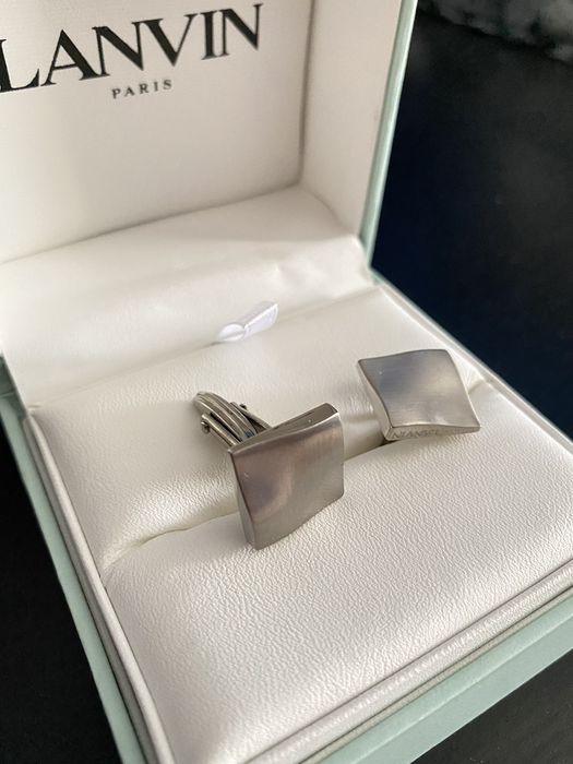 Lanvin - Men - Platinum-Plated Cufflinks Silver