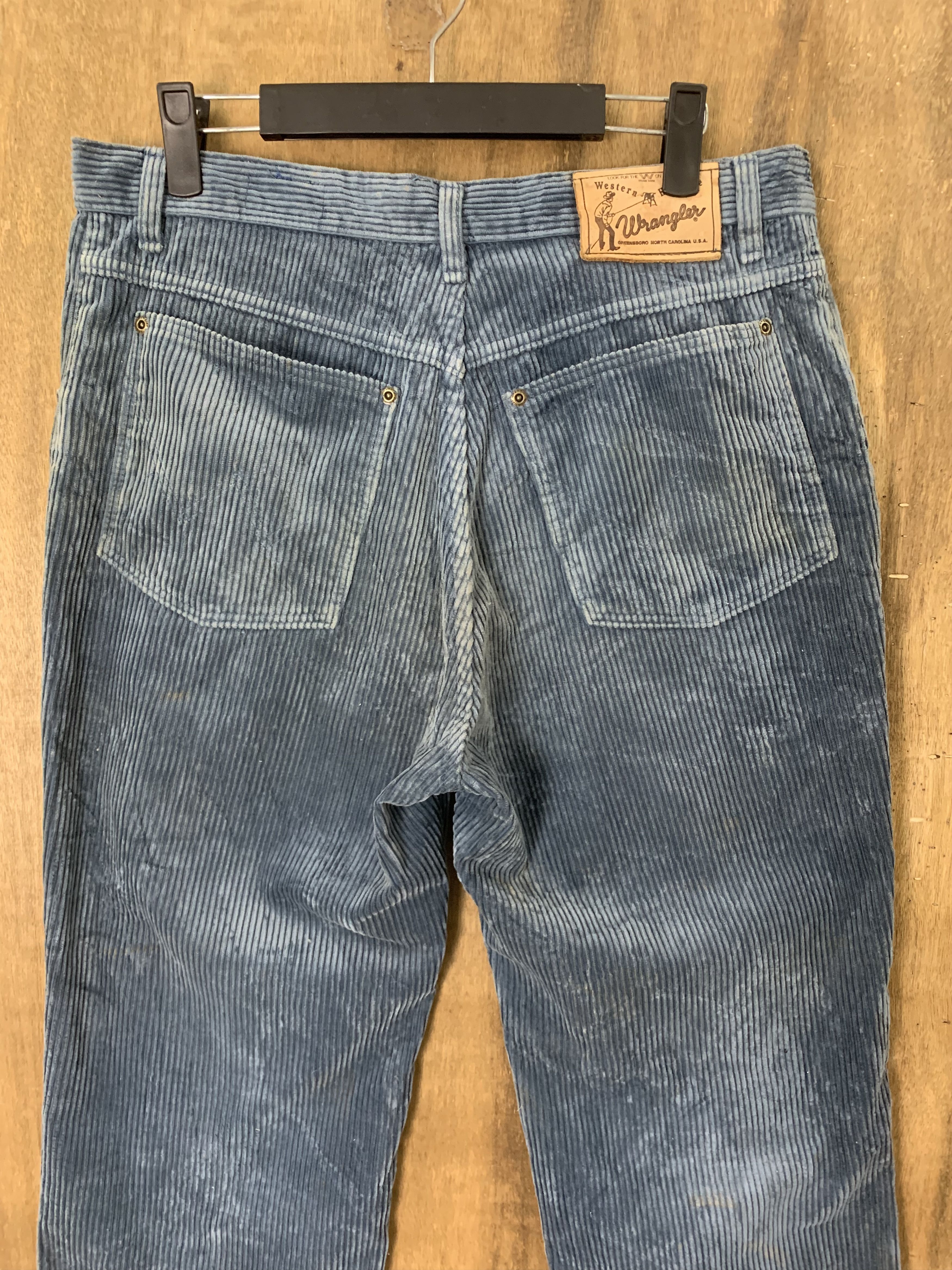 Wrangler Conduroy Pants Wrangler Distressed Vintage Very Rare Size US 30 / EU 46 - 9 Thumbnail
