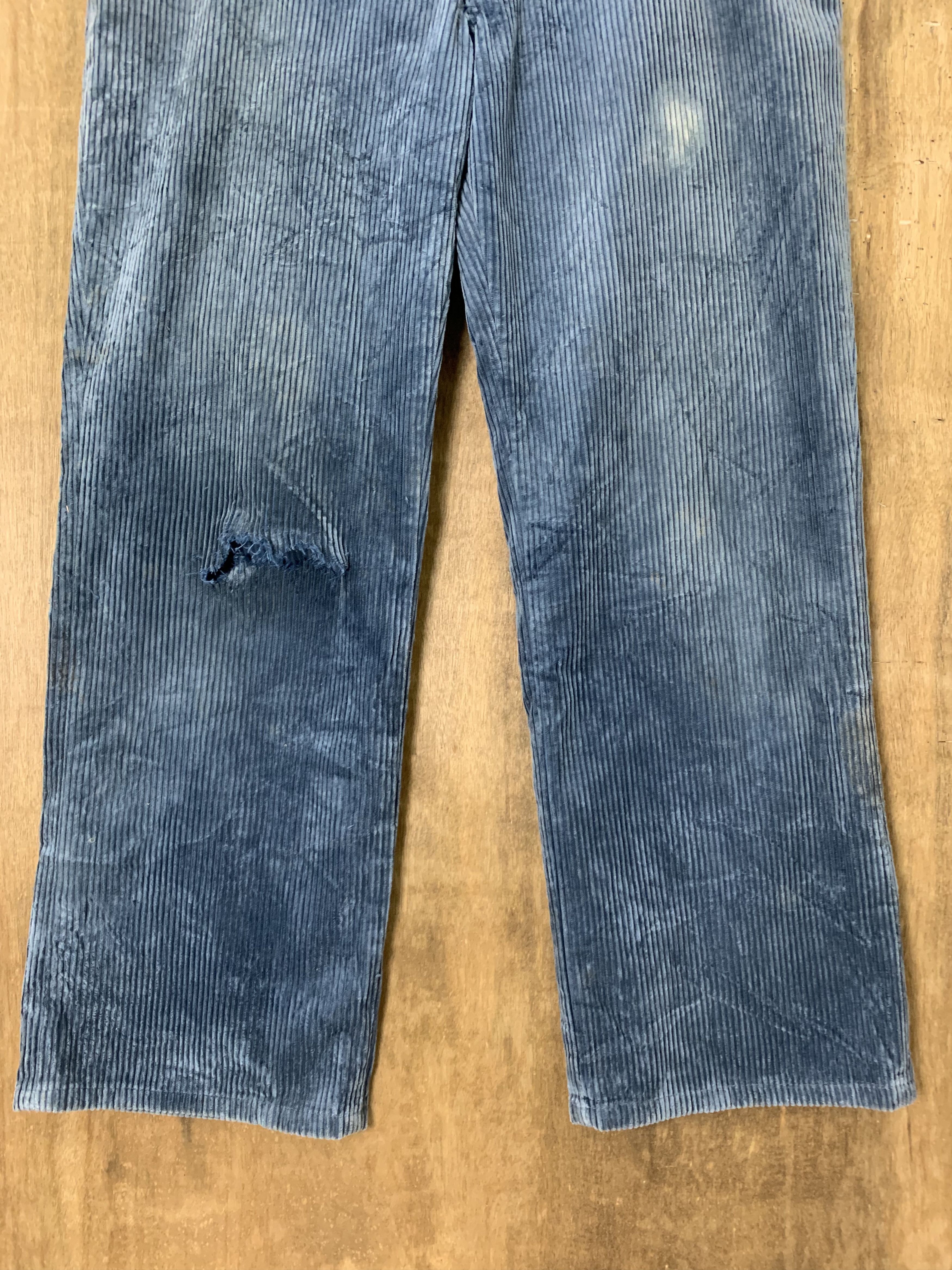 Wrangler Conduroy Pants Wrangler Distressed Vintage Very Rare Size US 30 / EU 46 - 3 Thumbnail