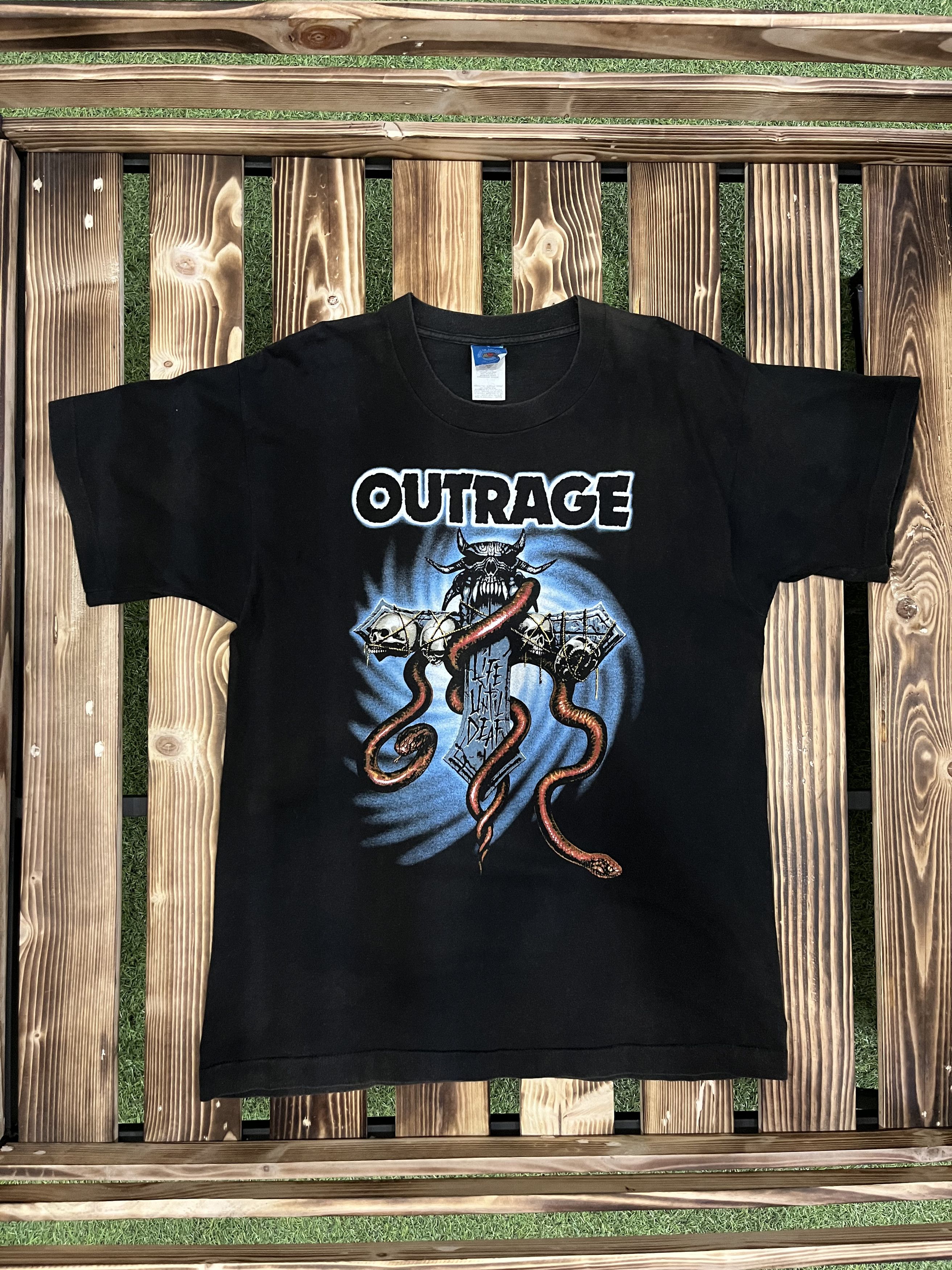 VINTAGE 90s OUTRAGE JAPANESE BAND TEE