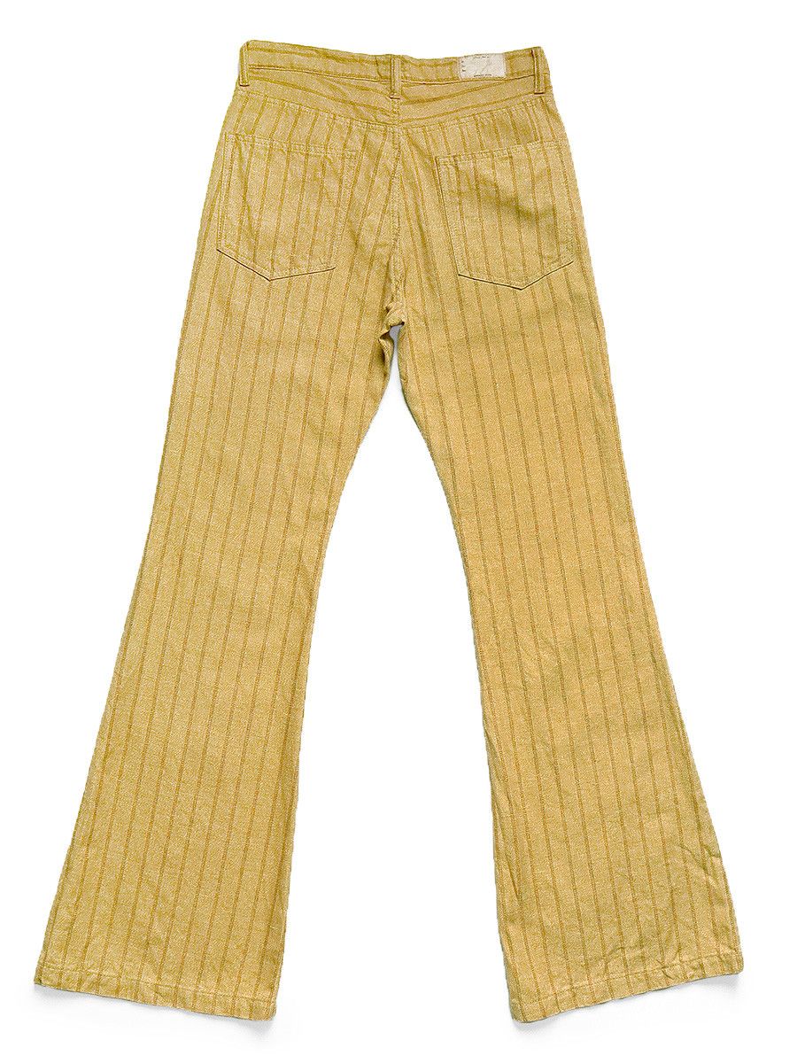 Kapital Kapital Linen Gibson Stripe 5P OKABELLBO pants Size US 34 / EU 50 - 3 Thumbnail