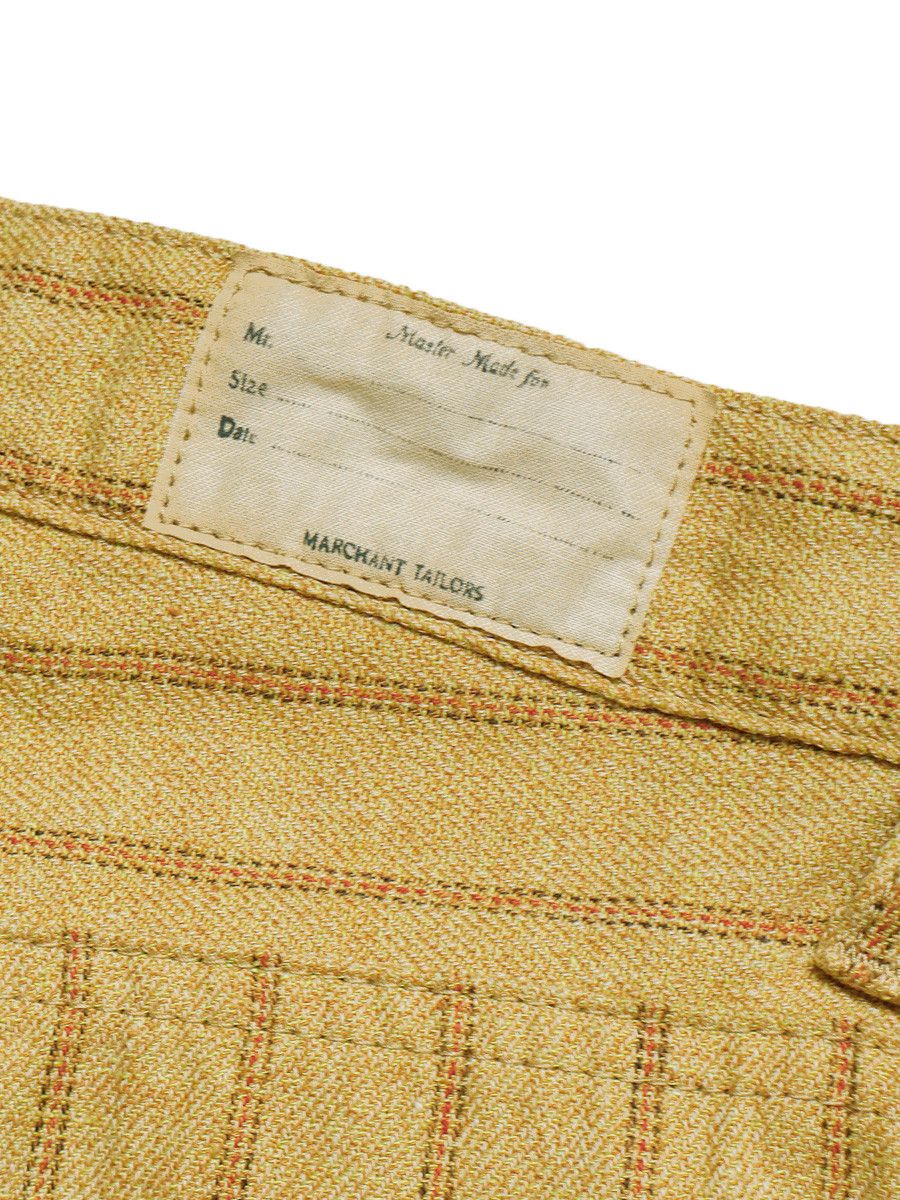 Kapital Kapital Linen Gibson Stripe 5P OKABELLBO pants Size US 34 / EU 50 - 7 Thumbnail