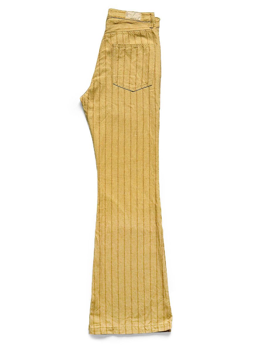 Kapital Kapital Linen Gibson Stripe 5P OKABELLBO pants Size US 34 / EU 50 - 2 Thumbnail