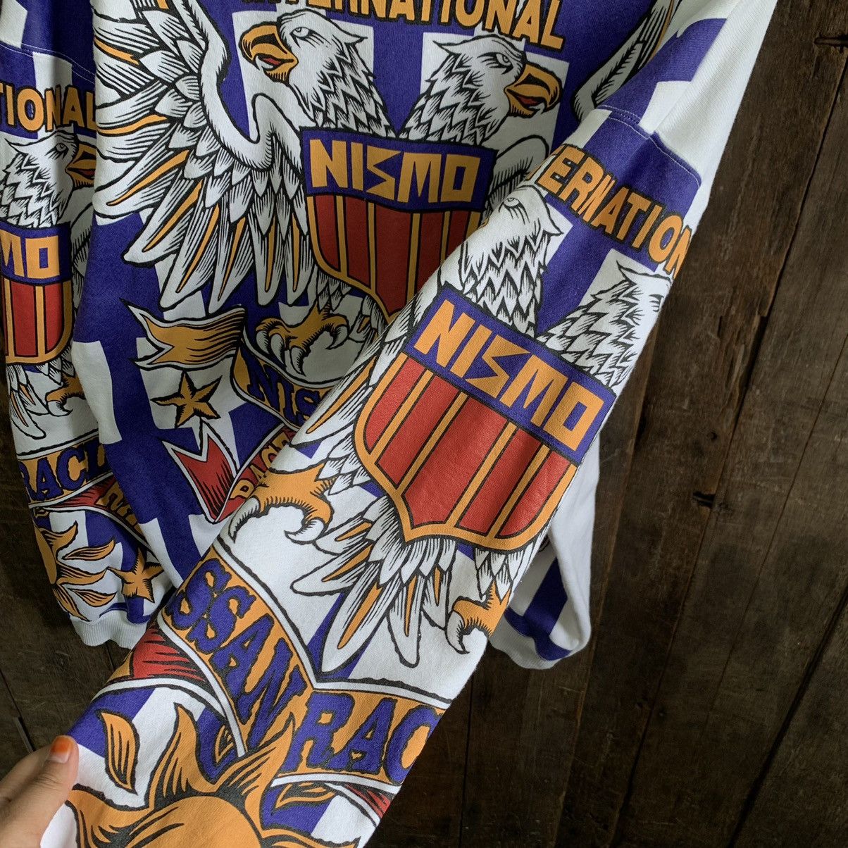 Vintage Vintage Nismo International Racing Team OVP sweatshirt Size US L / EU 52-54 / 3 - 4 Thumbnail