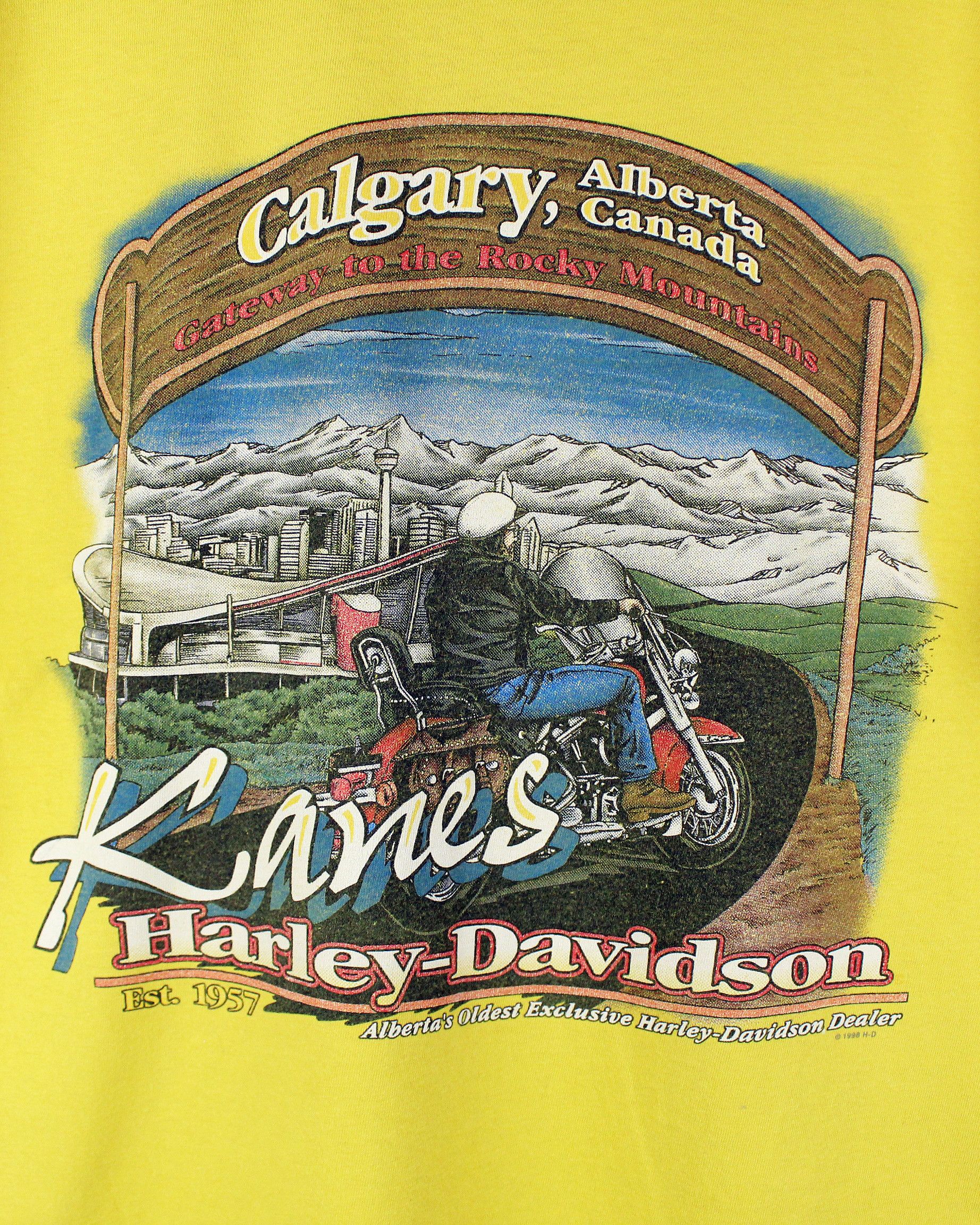Harley Davidson 1998 vintage Harley Davidson Kanes graphic t-shirt OG rare Size XXL / US 16-18 / IT 52-54 - 2 Thumbnail