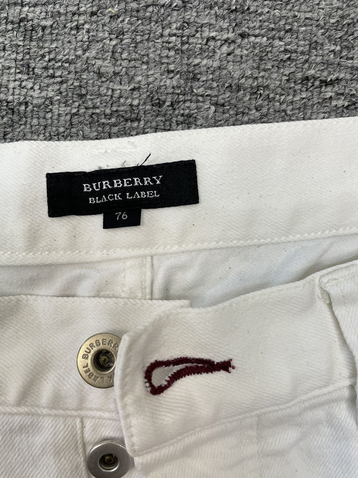 Burberry Vintage Burberry Black Label Denim Stretch White Pant Size US 30 / EU 46 - 3 Thumbnail