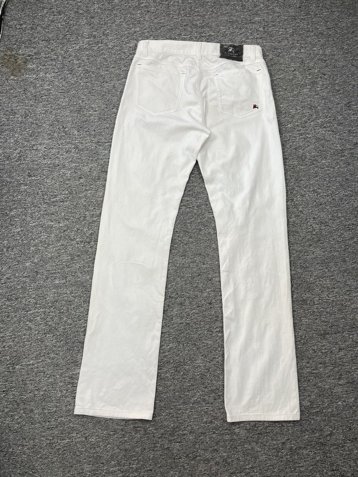 Burberry Vintage Burberry Black Label Denim Stretch White Pant Size US 30 / EU 46 - 1 Thumbnail