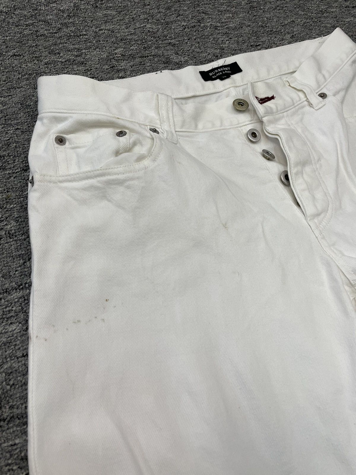 Burberry Vintage Burberry Black Label Denim Stretch White Pant Size US 30 / EU 46 - 5 Thumbnail