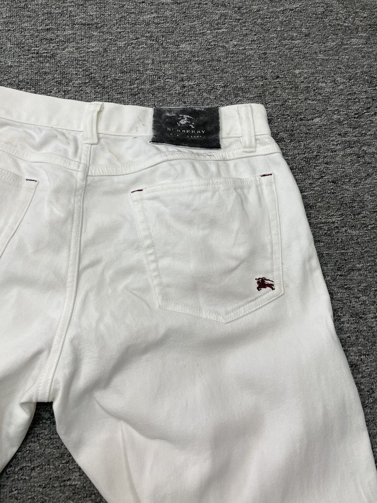 Burberry Vintage Burberry Black Label Denim Stretch White Pant Size US 30 / EU 46 - 6 Thumbnail