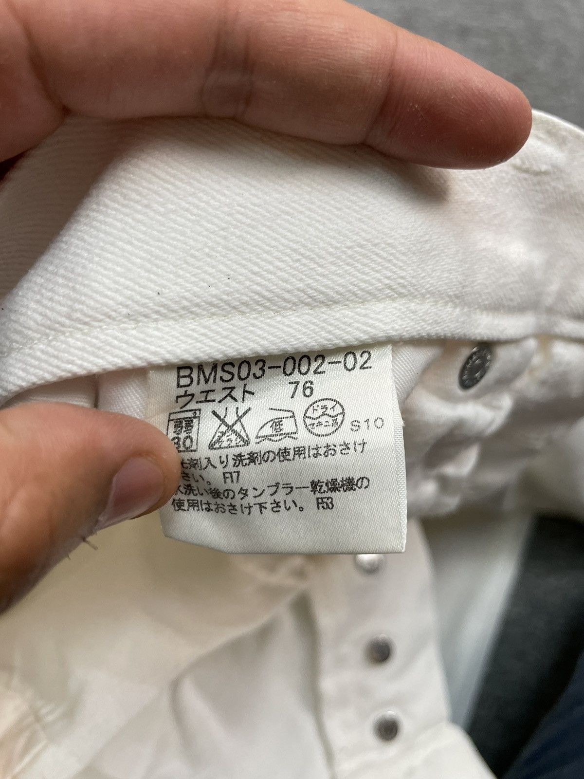 Burberry Vintage Burberry Black Label Denim Stretch White Pant Size US 30 / EU 46 - 4 Thumbnail