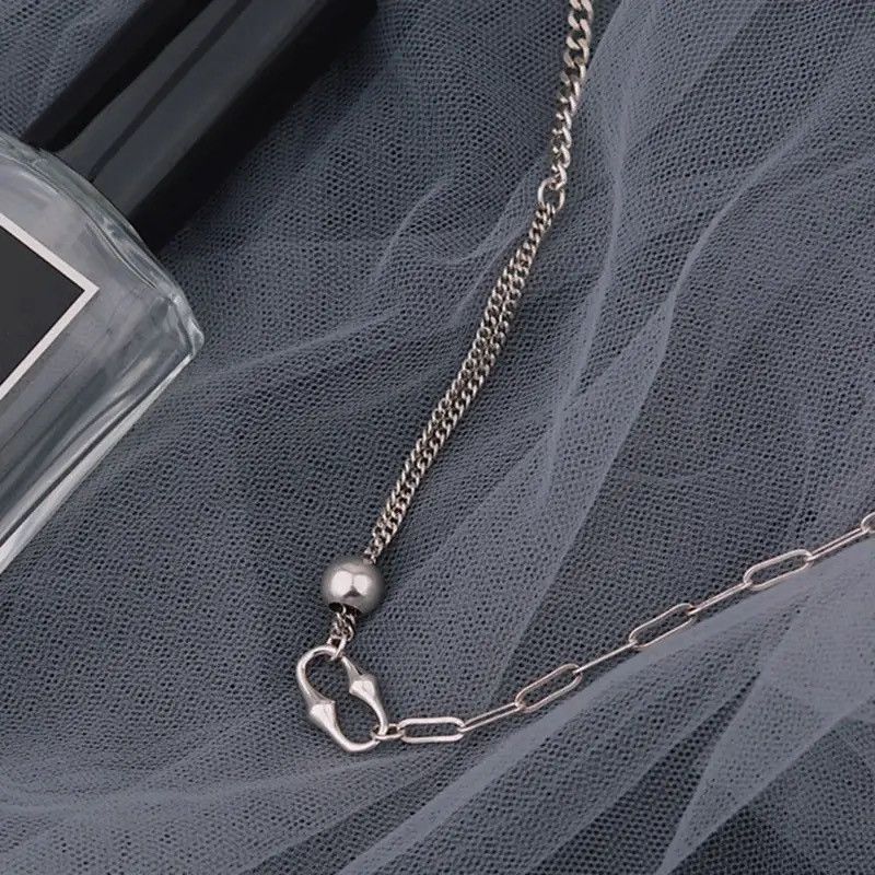 Jewelry Elegant Vintage Round Bead Clavicle Necklace Size ONE SIZE - 3 Thumbnail