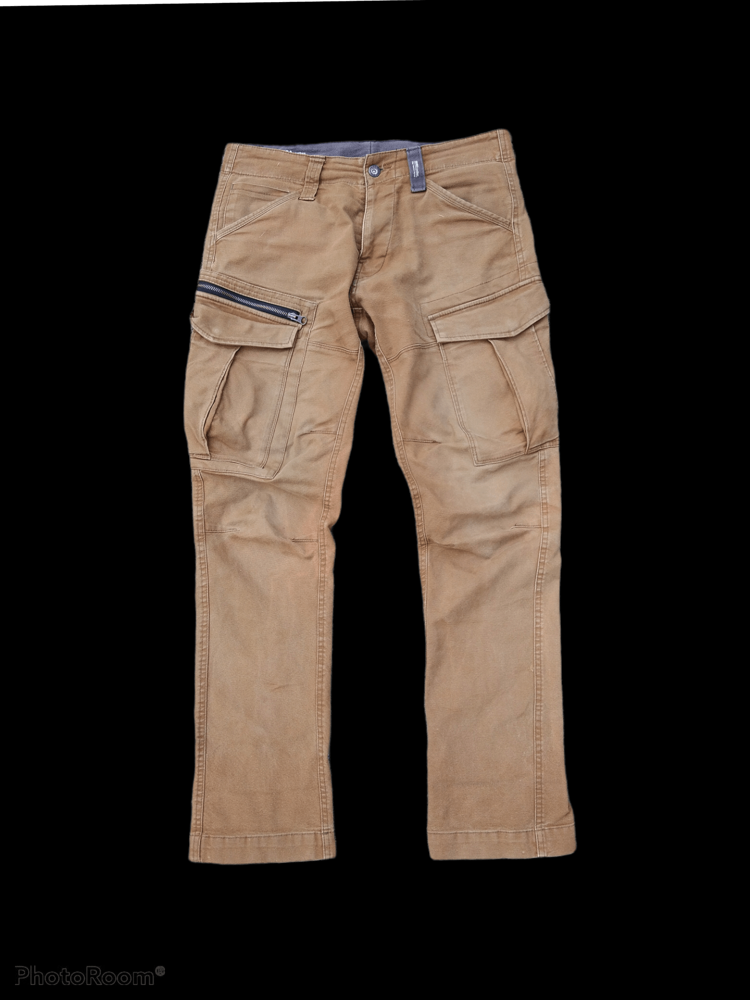 Japanese Brand THRASH FADE BROWN GEMBA CARGO PANTS Size US 32 / EU 48 - 1 Thumbnail