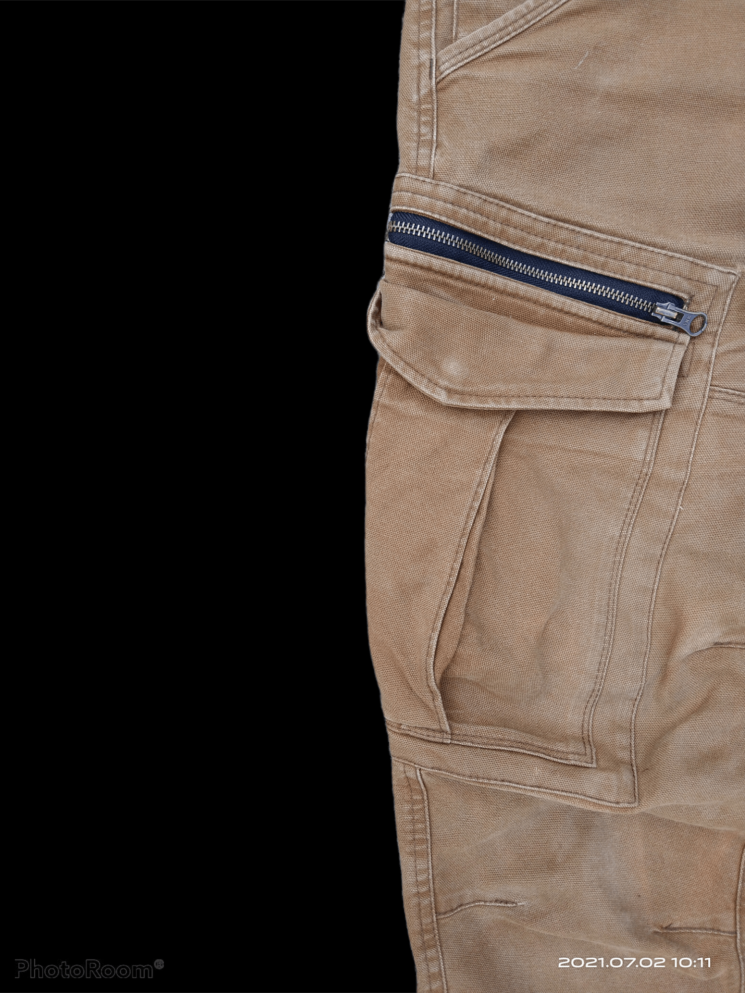 Japanese Brand THRASH FADE BROWN GEMBA CARGO PANTS Size US 32 / EU 48 - 6 Thumbnail