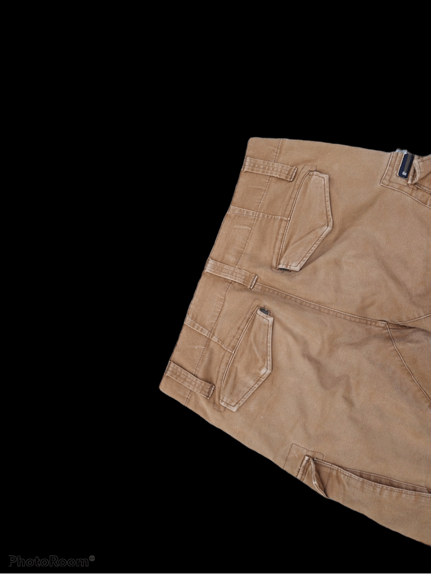 Japanese Brand THRASH FADE BROWN GEMBA CARGO PANTS Size US 32 / EU 48 - 3 Thumbnail