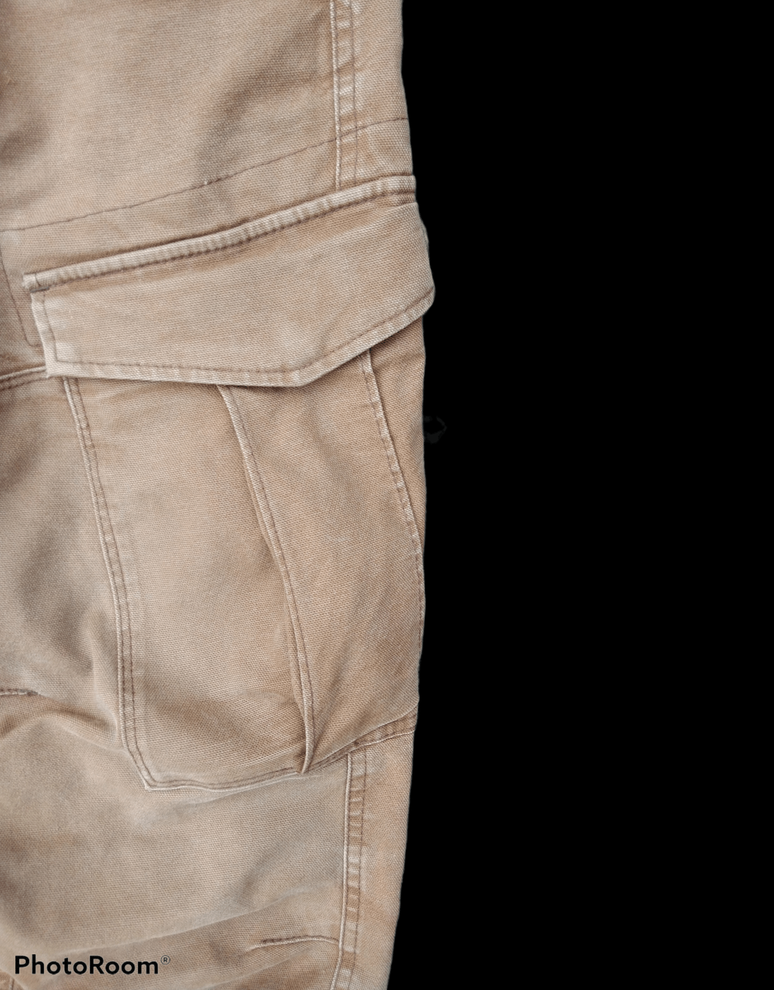 Japanese Brand THRASH FADE BROWN GEMBA CARGO PANTS Size US 32 / EU 48 - 5 Thumbnail