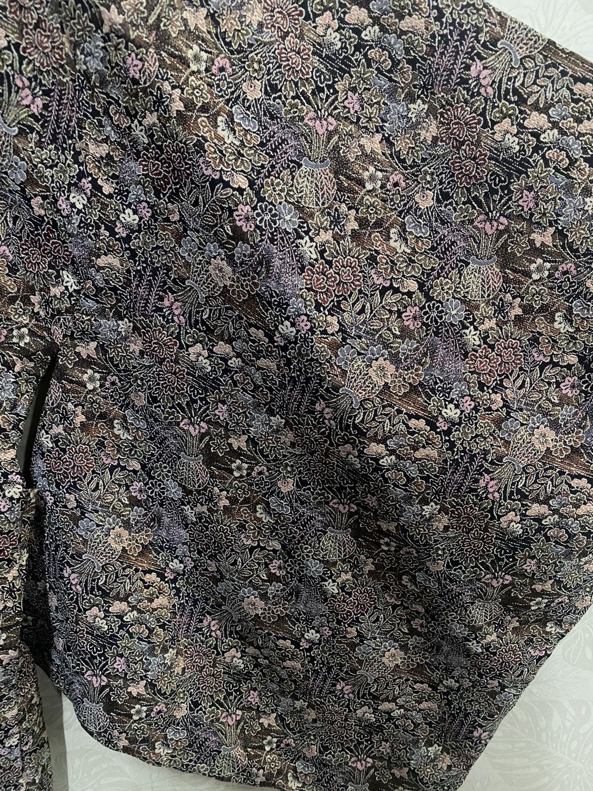 Japanese Brand Vintage 90s japanese kimono floral design - k4 Size US XL / EU 56 / 4 - 6 Thumbnail
